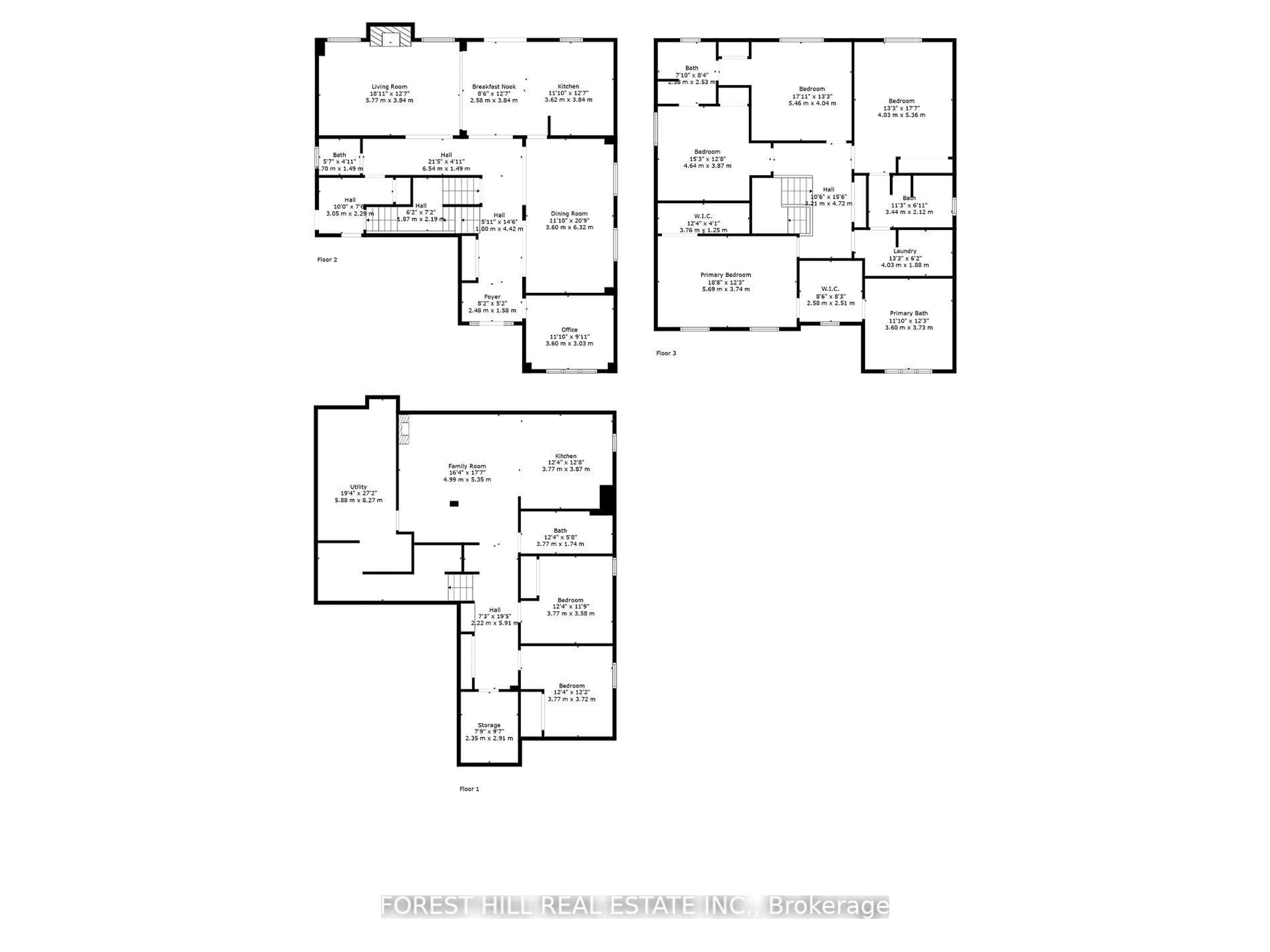 Floor plan for 159 The Queensway, Barrie Ontario L4M 0B5