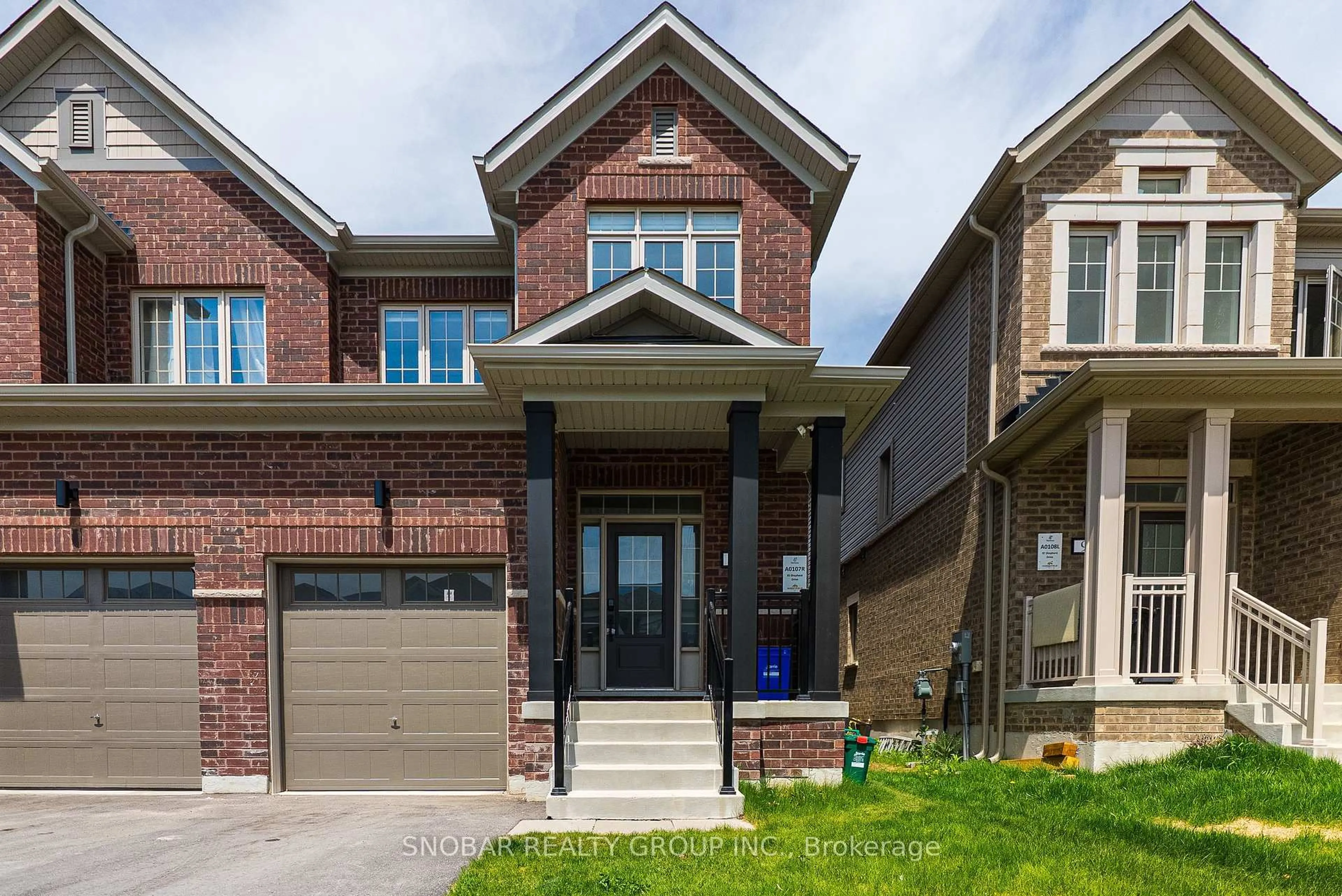 Home with brick exterior material, street for 95 Shepherd Dr, Barrie Ontario L9J 0K4