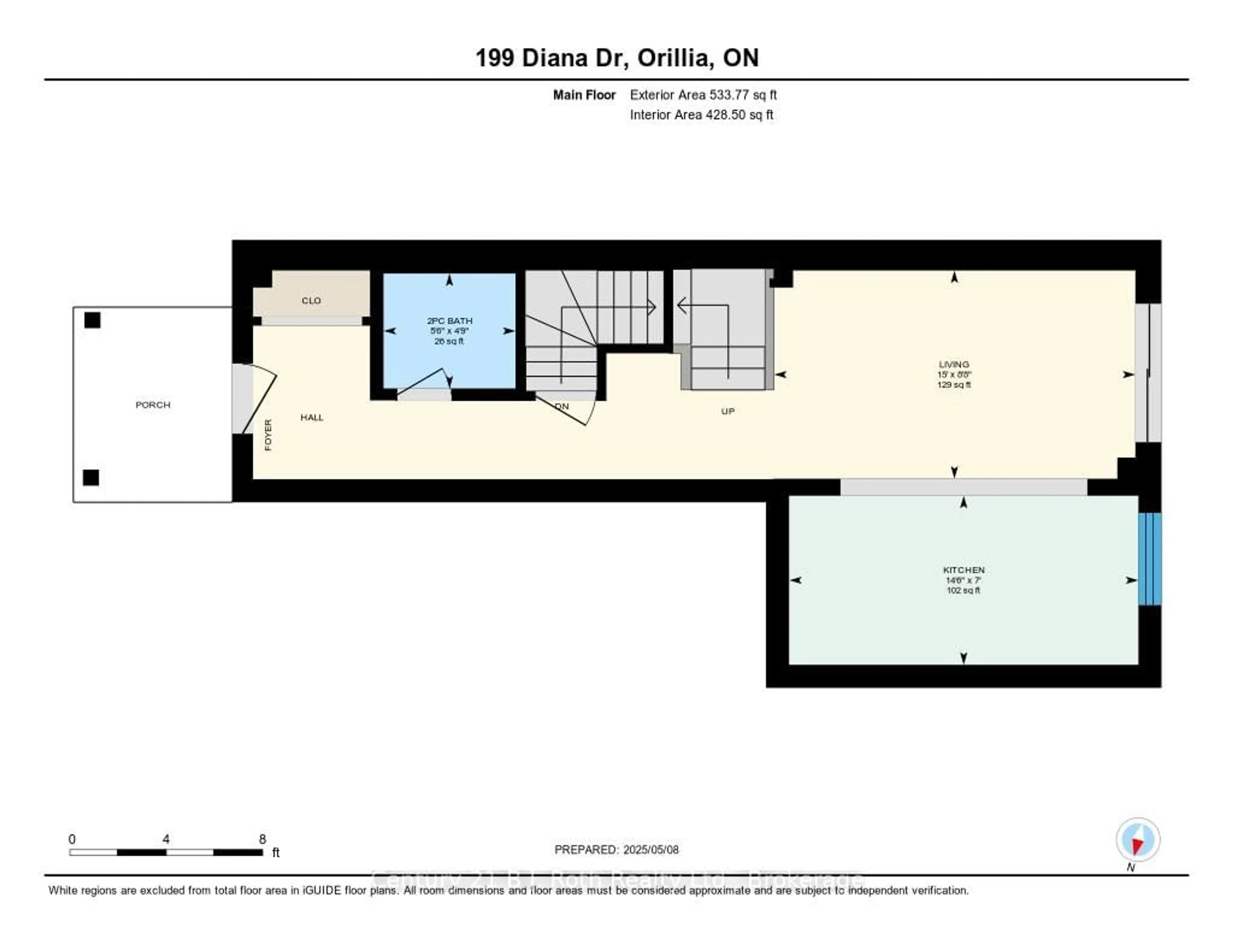 Floor plan for 199 Diana Dr, Orillia Ontario L3V 8J8