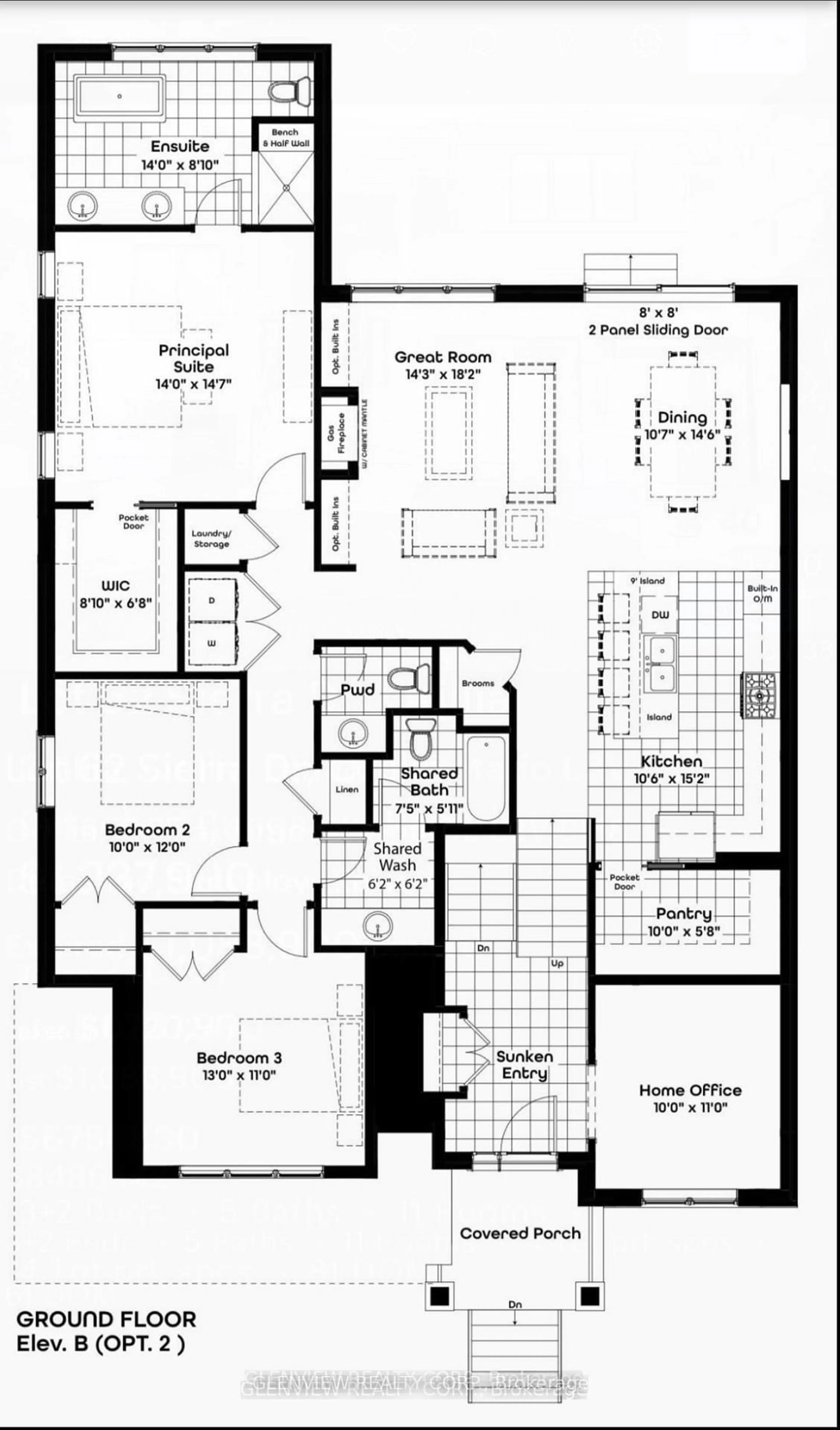 Floor plan for Lot 62 Sierra Dr, Orillia Ontario L3V 8M8