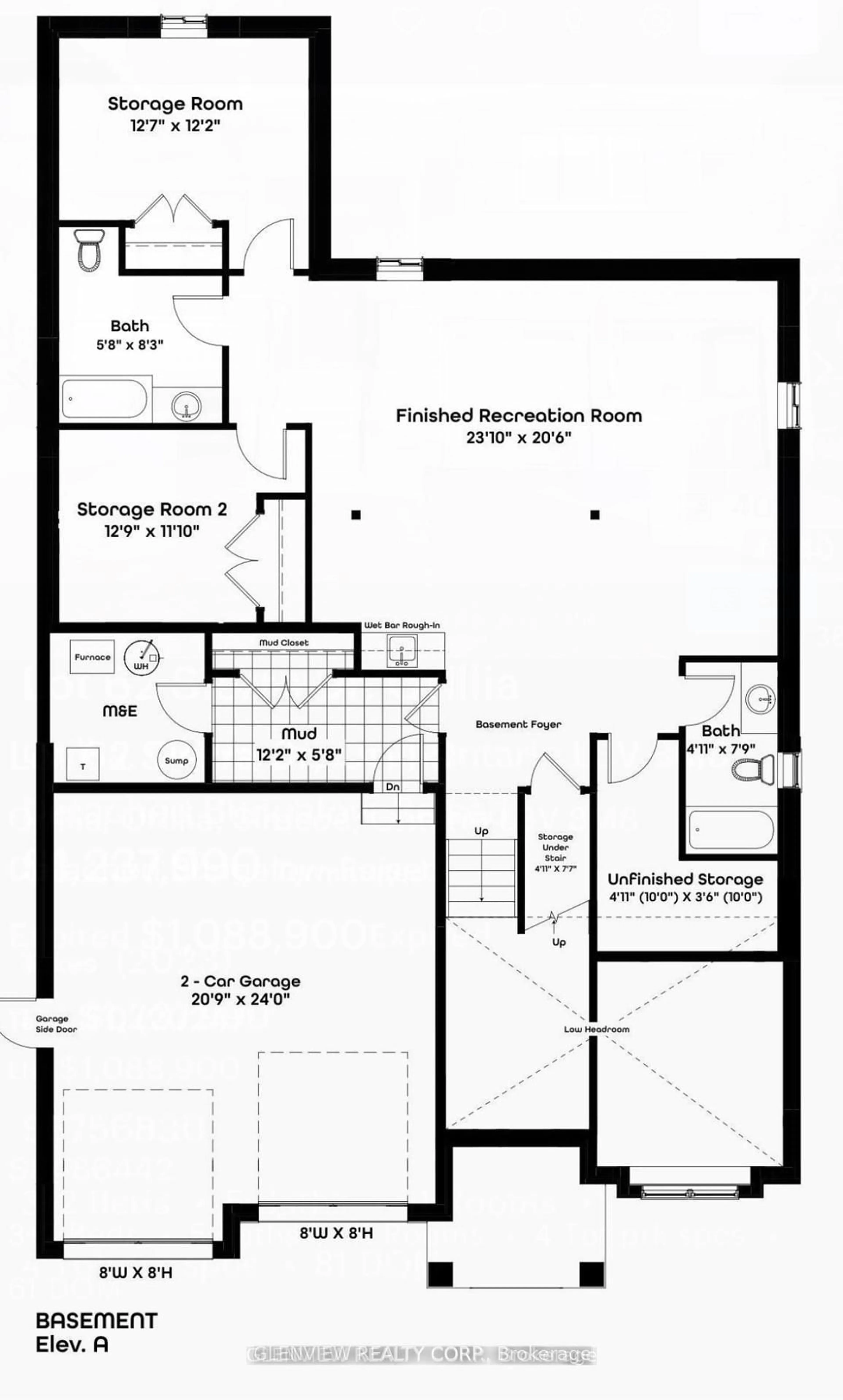 Floor plan for Lot 62 Sierra Dr, Orillia Ontario L3V 8M8