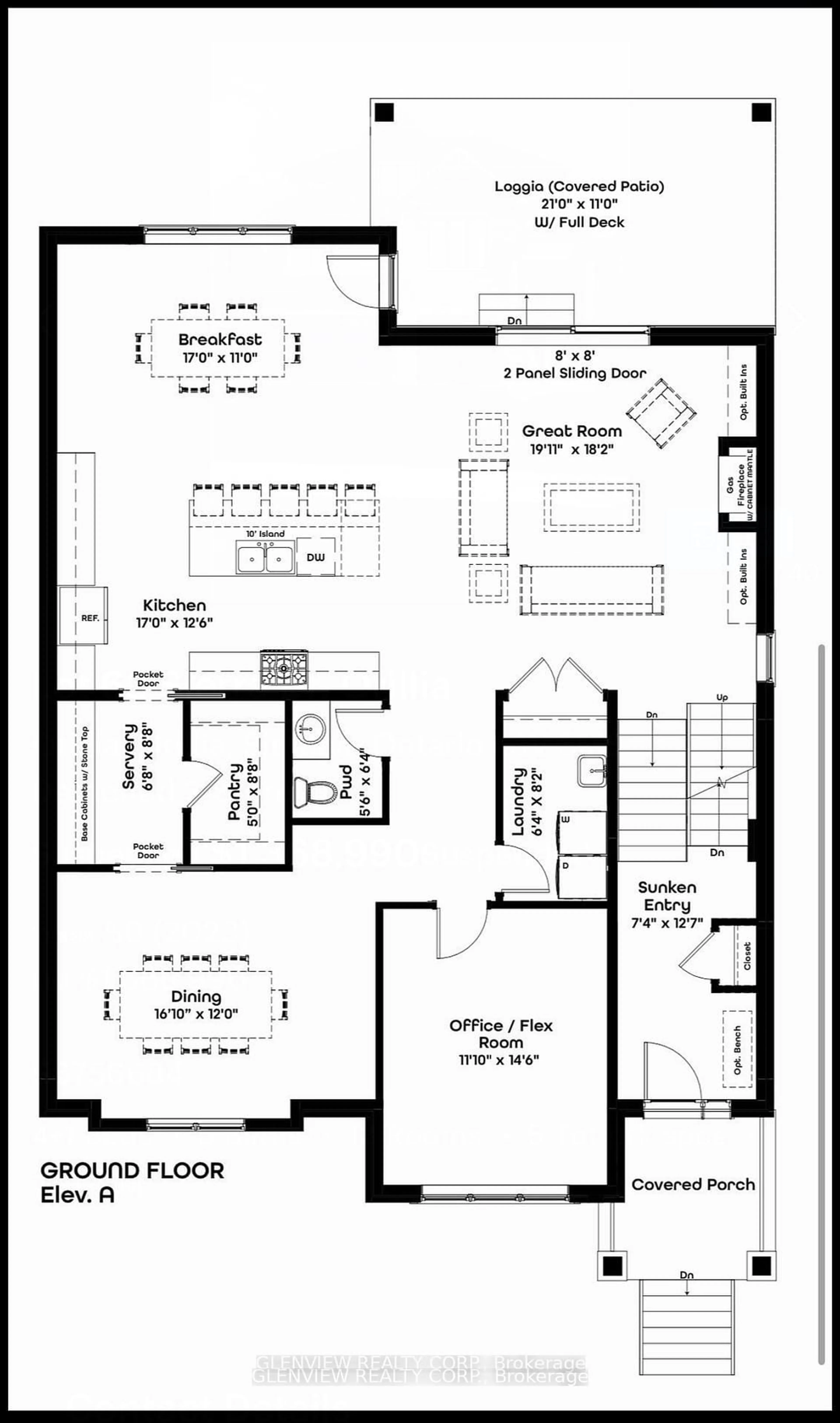 Floor plan for Lot 63 Sierra Dr, Orillia Ontario L3V 8M8