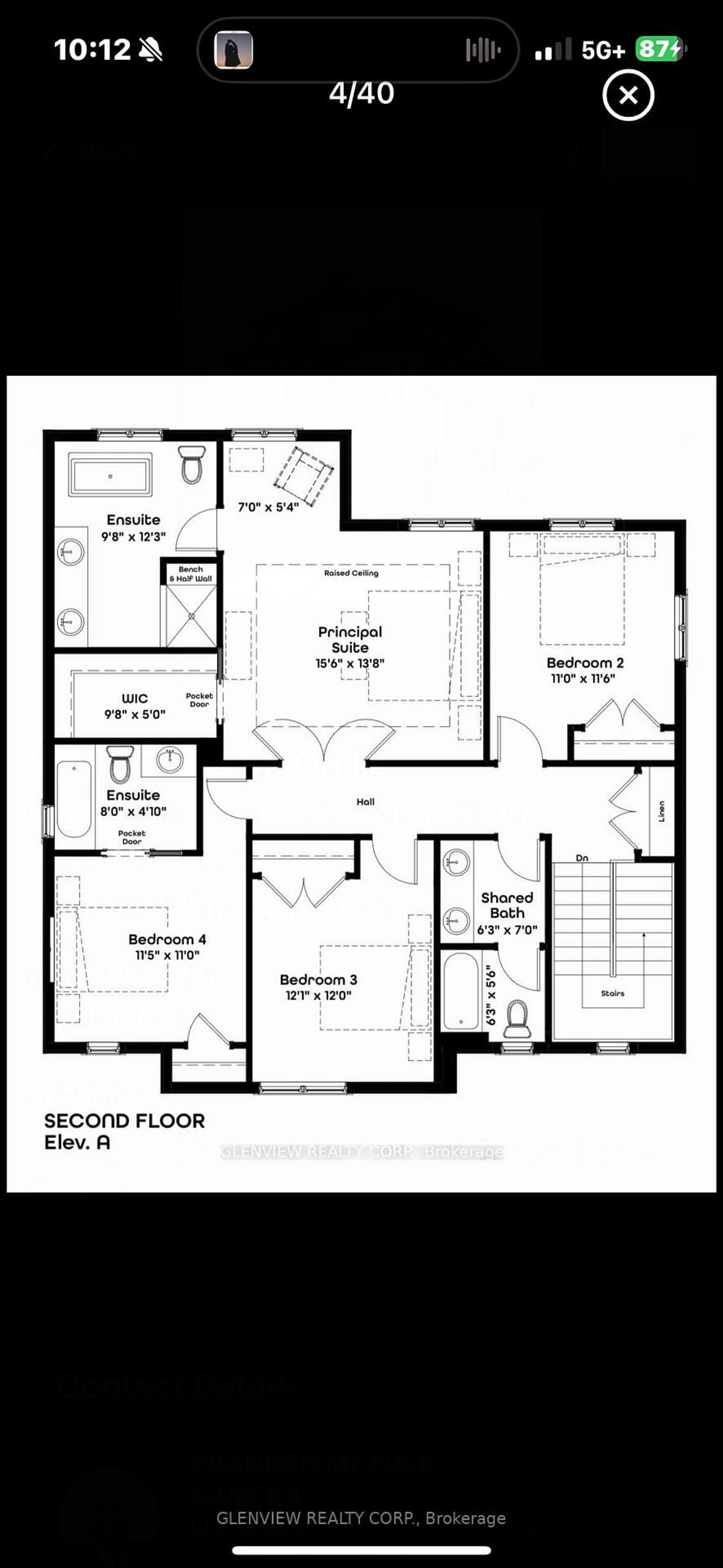 Floor plan for Lot 63 Sierra Dr, Orillia Ontario L3V 8M8
