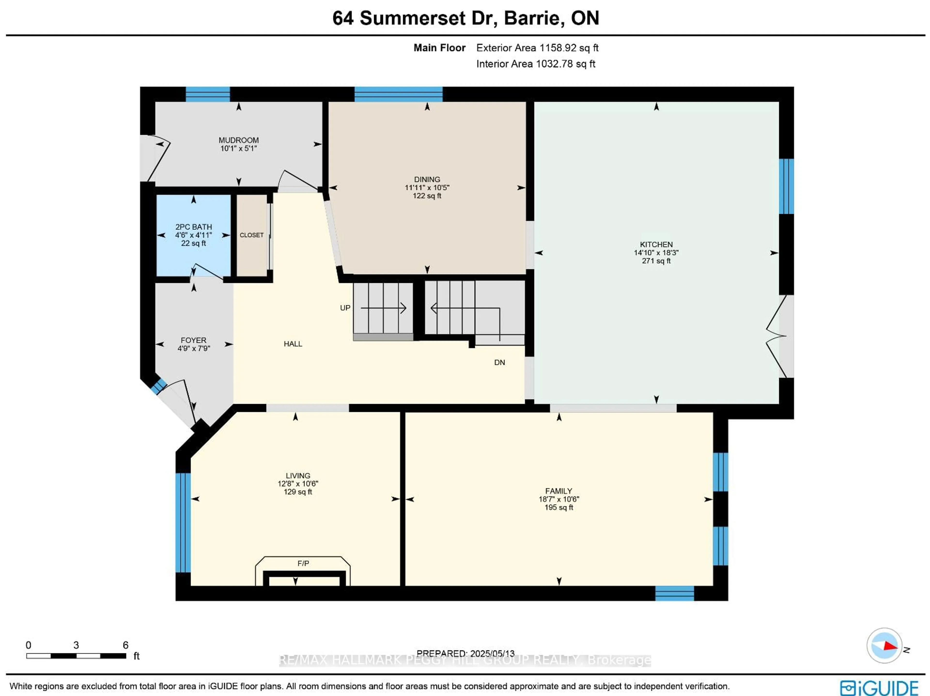 Floor plan for 64 Summerset Dr, Barrie Ontario L4N 0B1