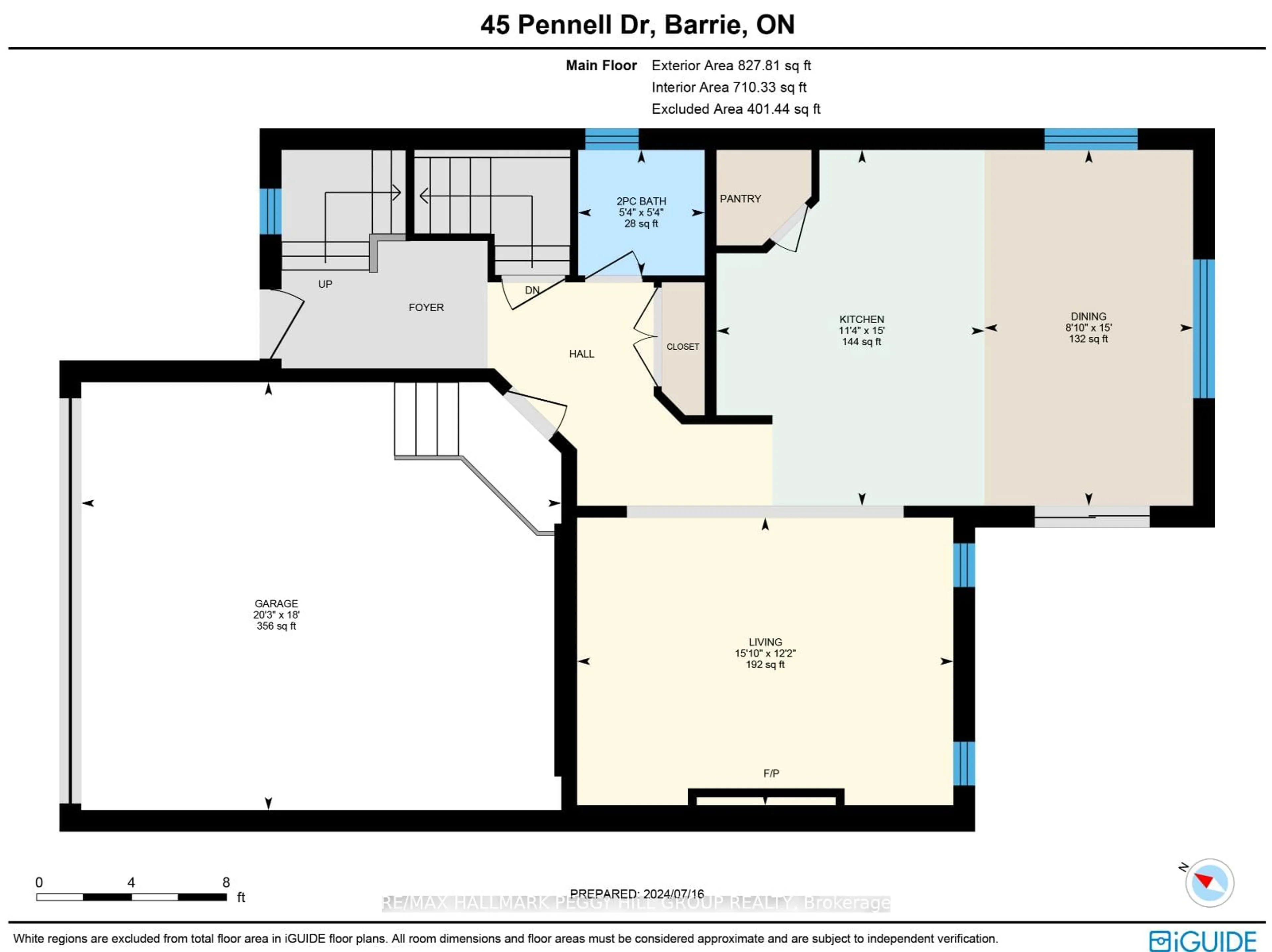 Floor plan for 45 Pennell Dr, Barrie Ontario L4N 6H2