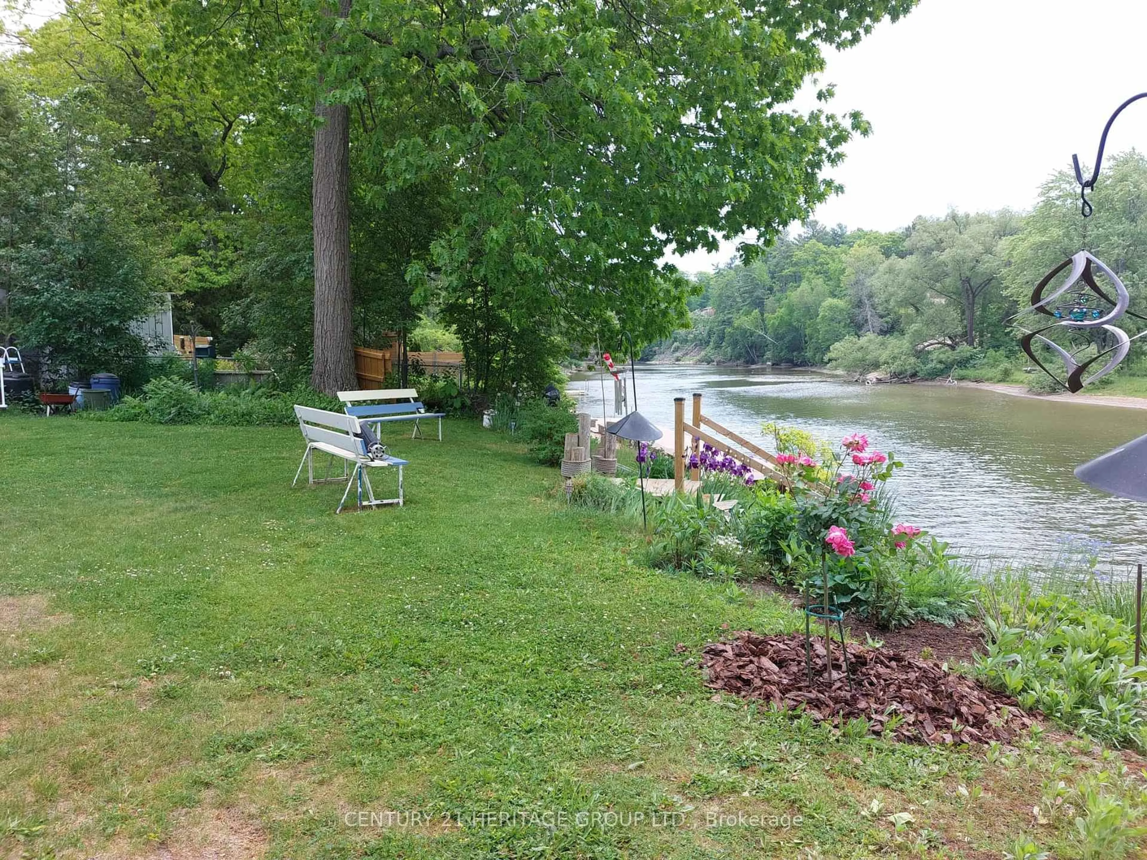 Patio, water/lake/river/ocean view for 742 Oxbow Park Dr, Wasaga Beach Ontario L9Z 2V1