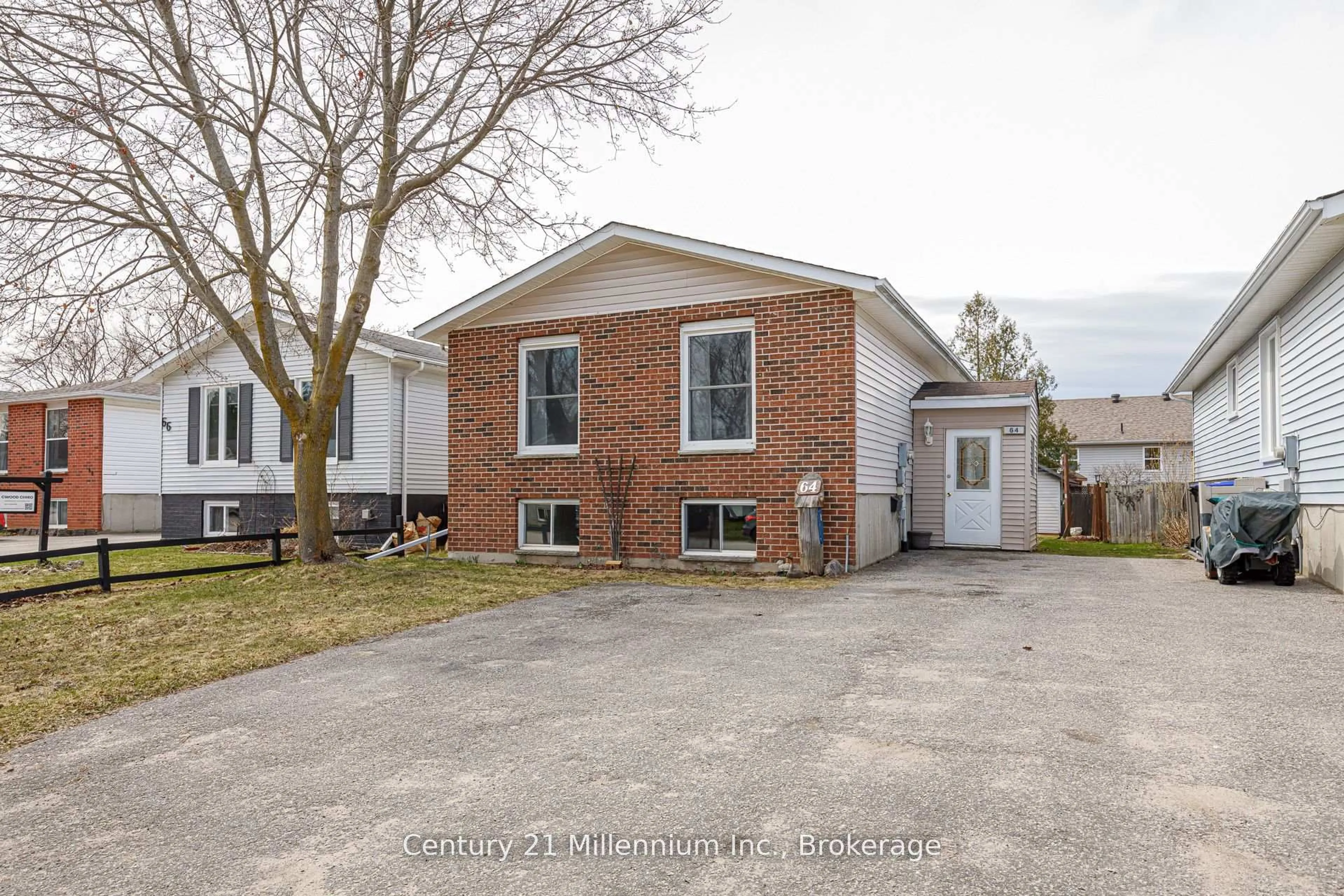 Home with brick exterior material, street for 64 Telfer Rd, Collingwood Ontario L9Y 4S2