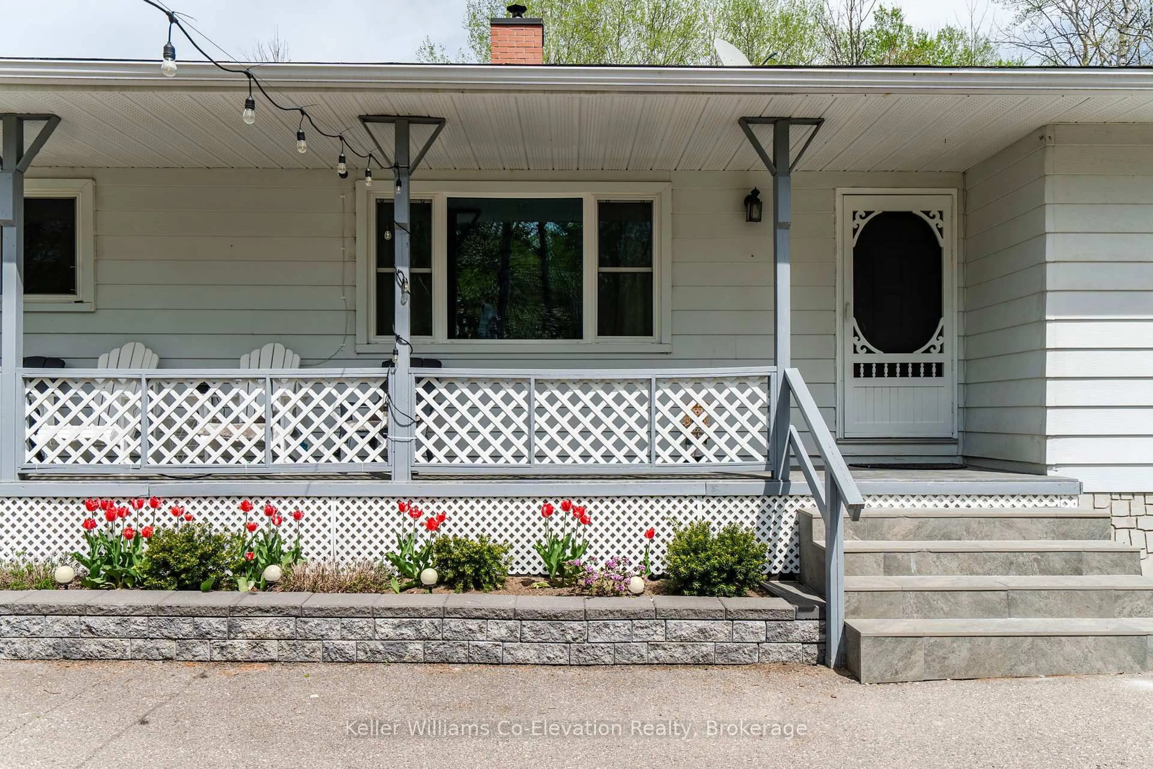 Home with vinyl exterior material, street for 1467 Rosemount Rd, Tay Ontario L0K 2C0