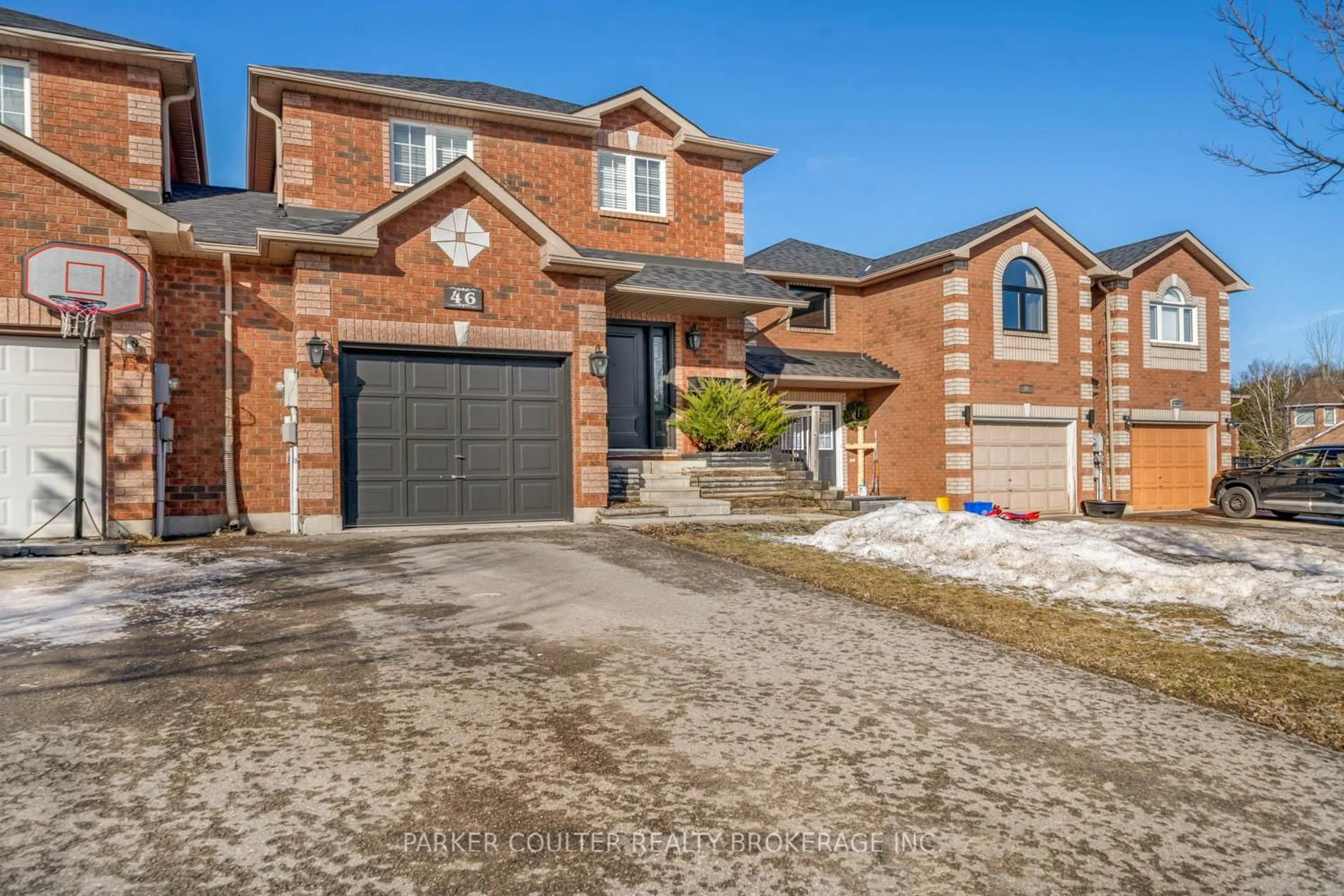 Home with brick exterior material, street for 46 Bartor Blvd, Barrie Ontario L4N 5Y6