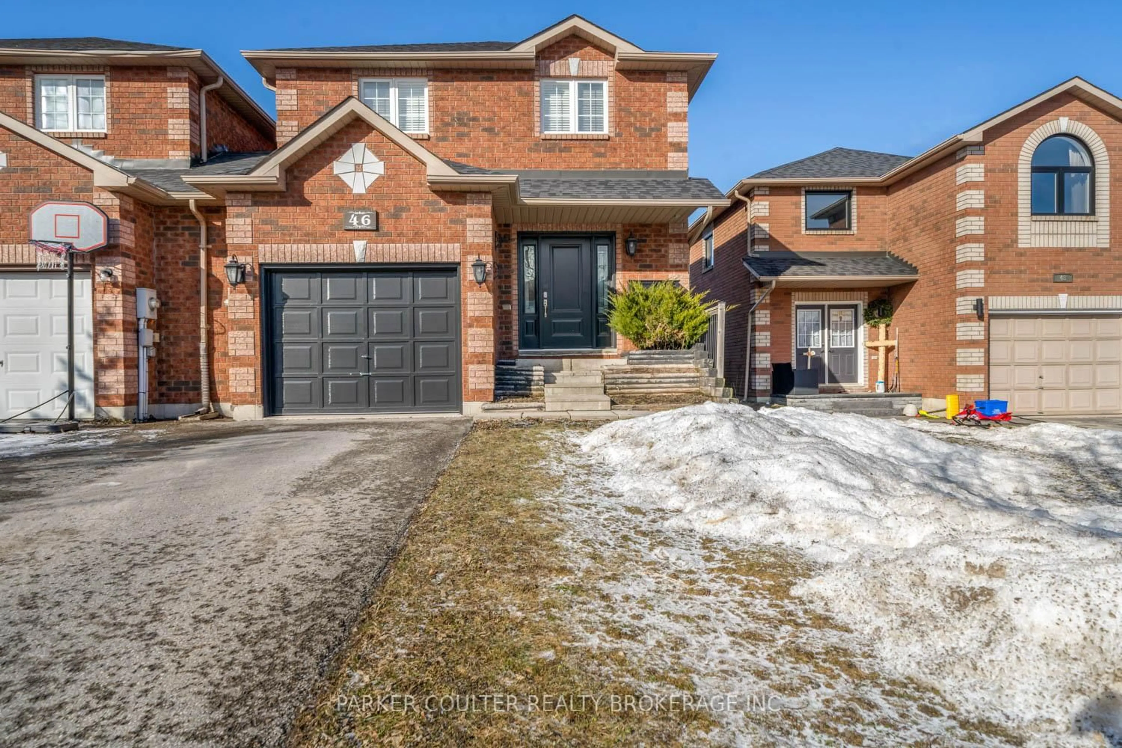 Home with brick exterior material, street for 46 Bartor Blvd, Barrie Ontario L4N 5Y6