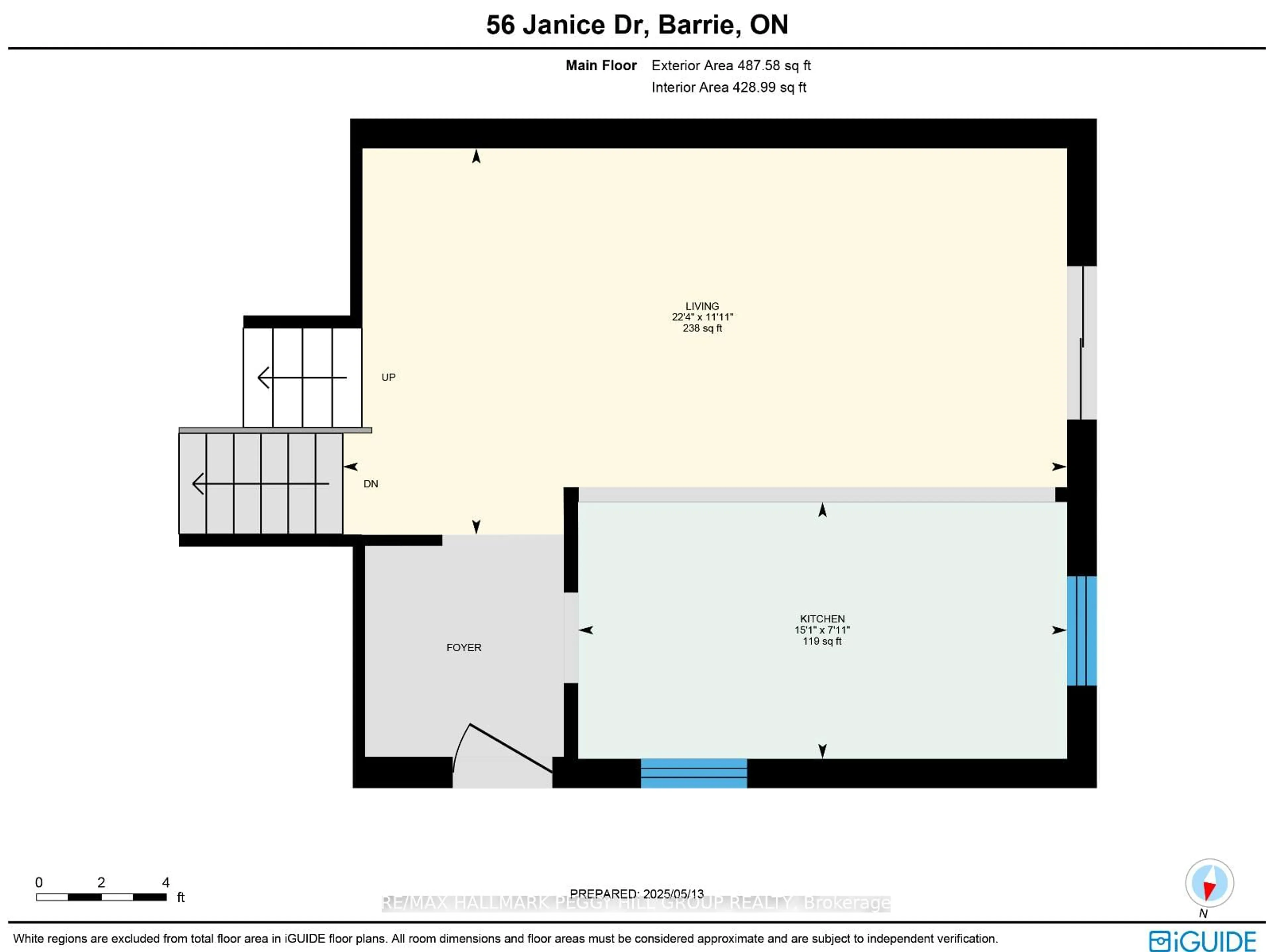 Floor plan for 56 Janice Dr, Barrie Ontario L4N 5N4