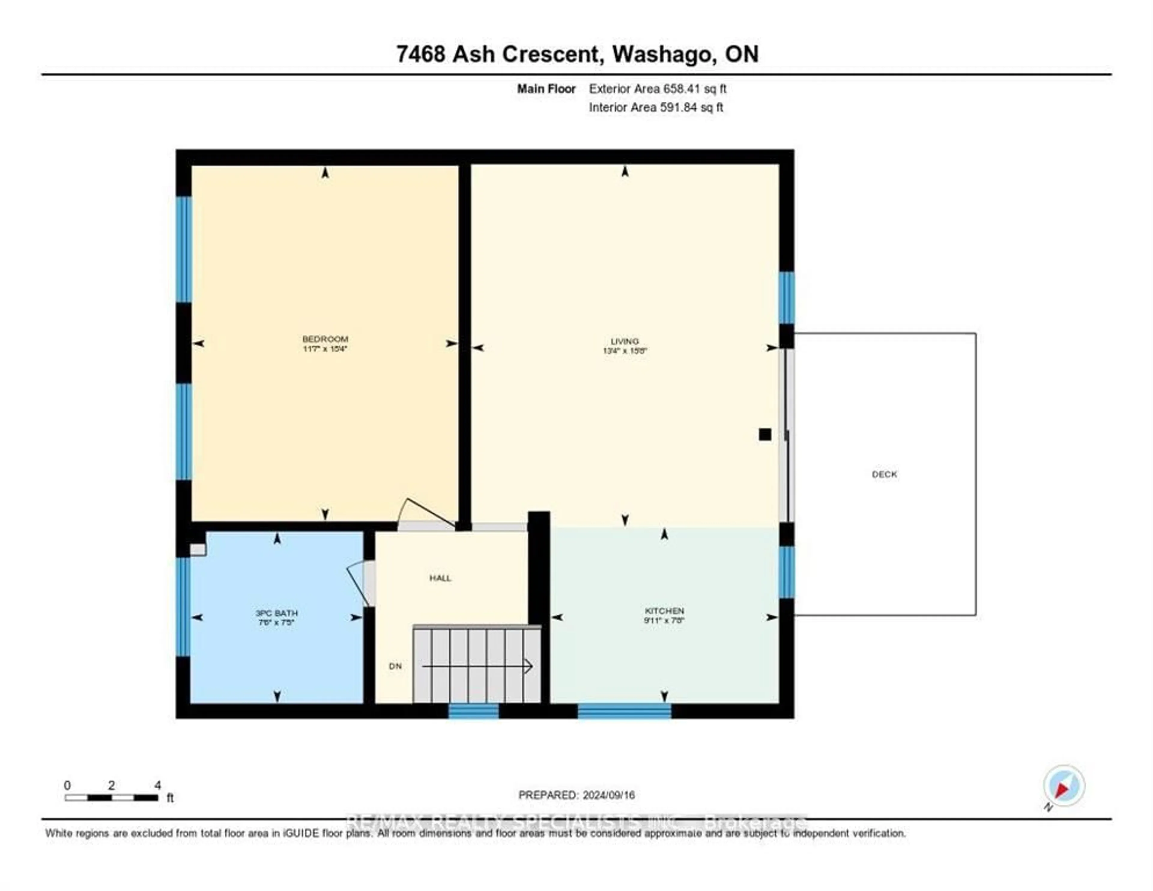 Floor plan for 7468 Ash Cres, Ramara Ontario L0K 2B0