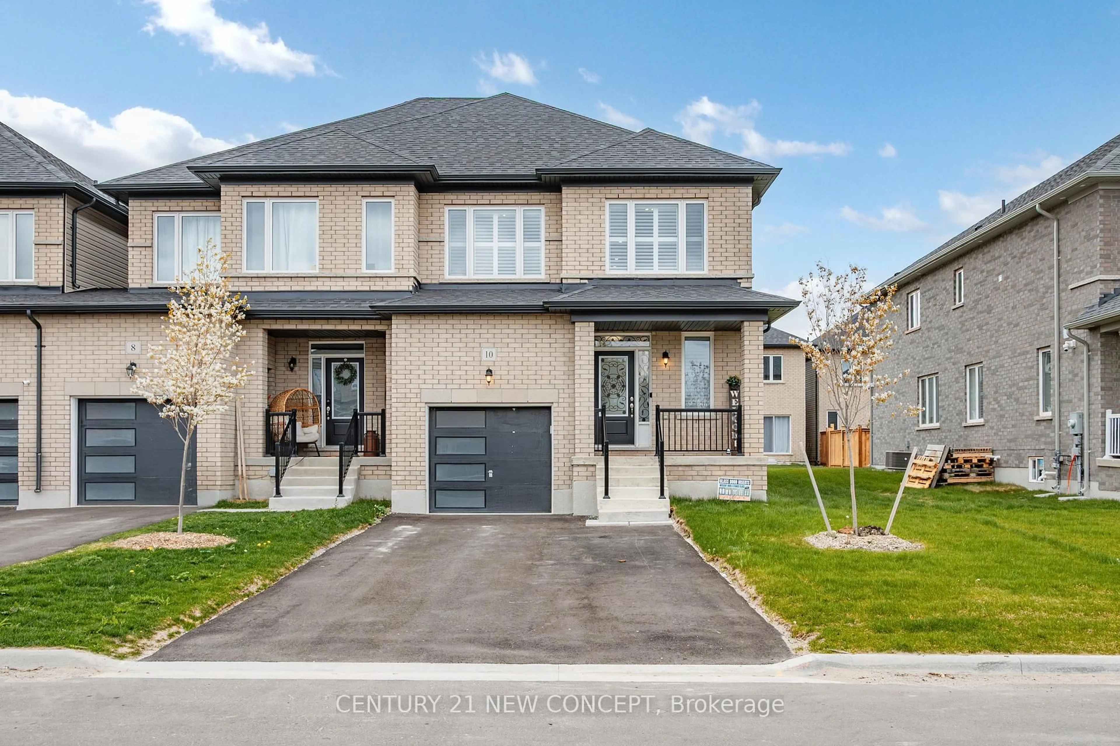 Home with brick exterior material, street for 10 Autumn Dr, Wasaga Beach Ontario L9Z 0K7