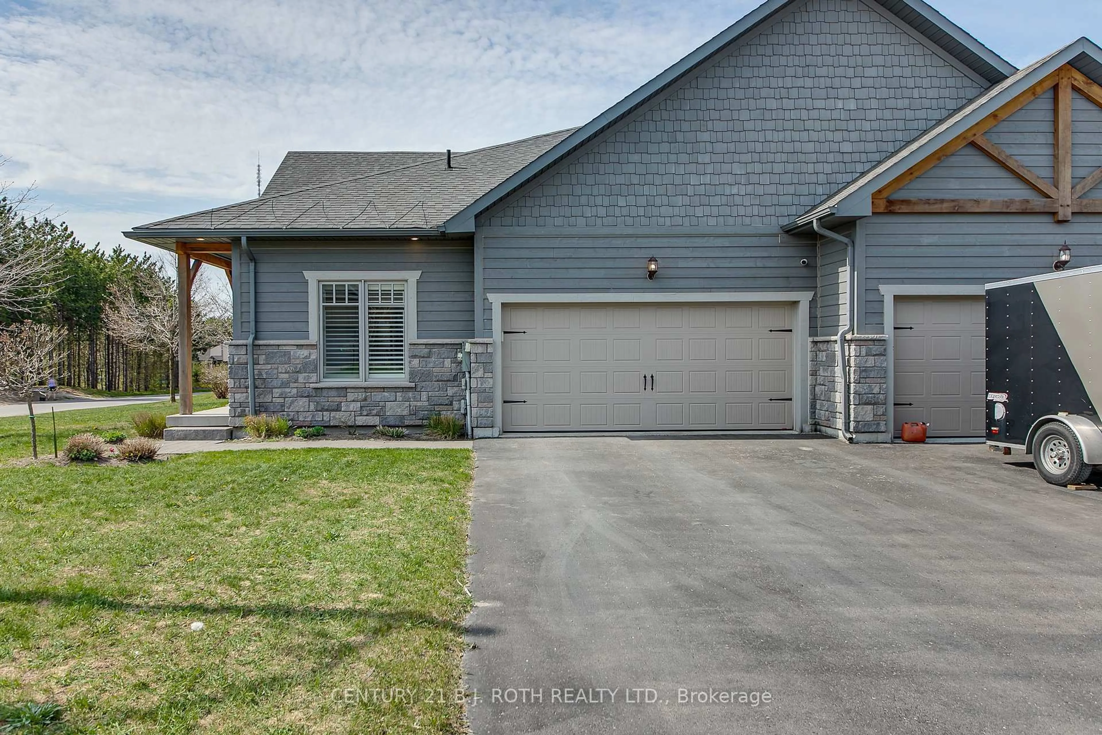 Home with brick exterior material, street for 70 Landscape Dr, Oro-Medonte Ontario L0L 2L0