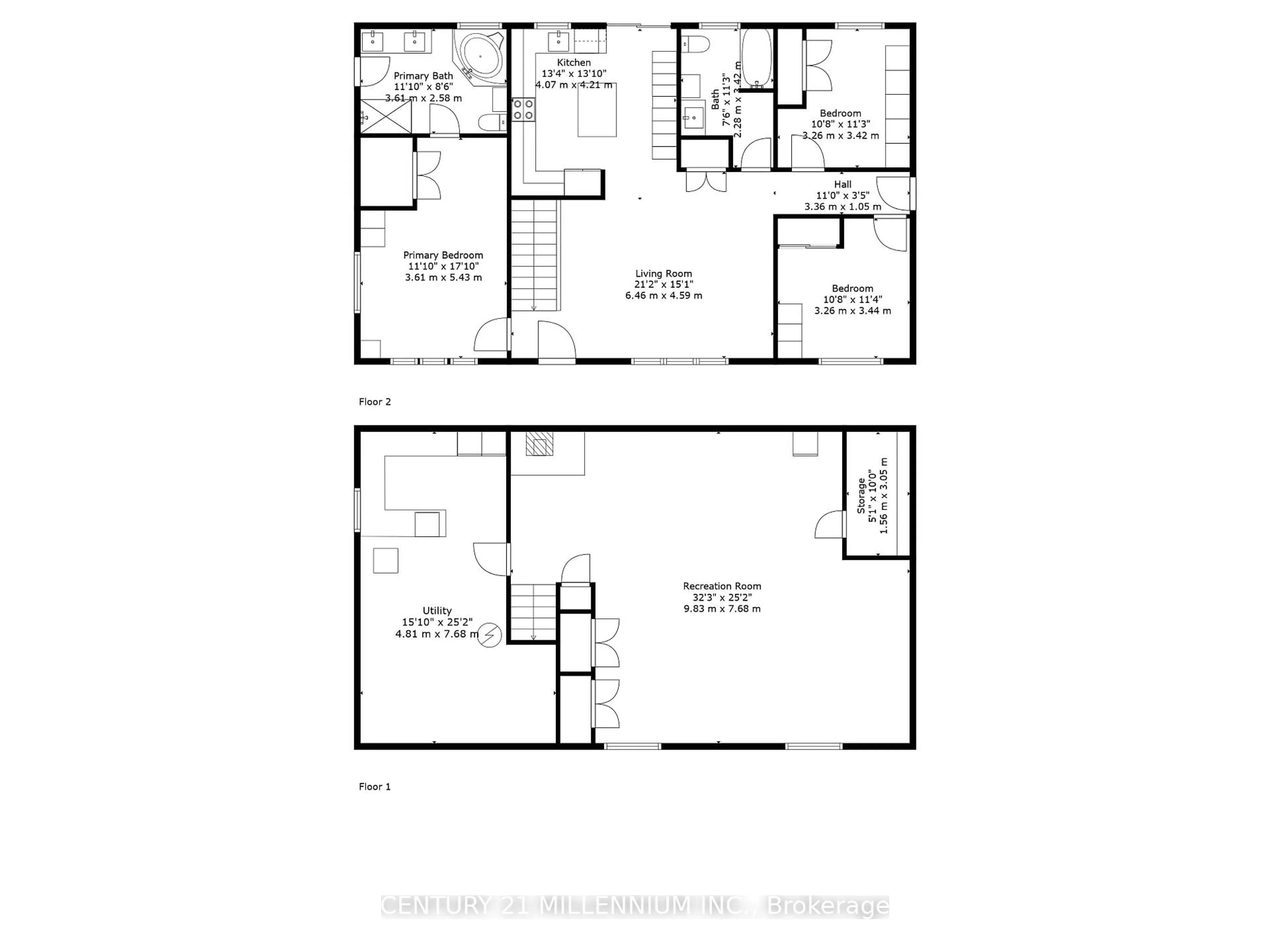 Floor plan for 2178 Irish Line, Severn Ontario L0L 1E0