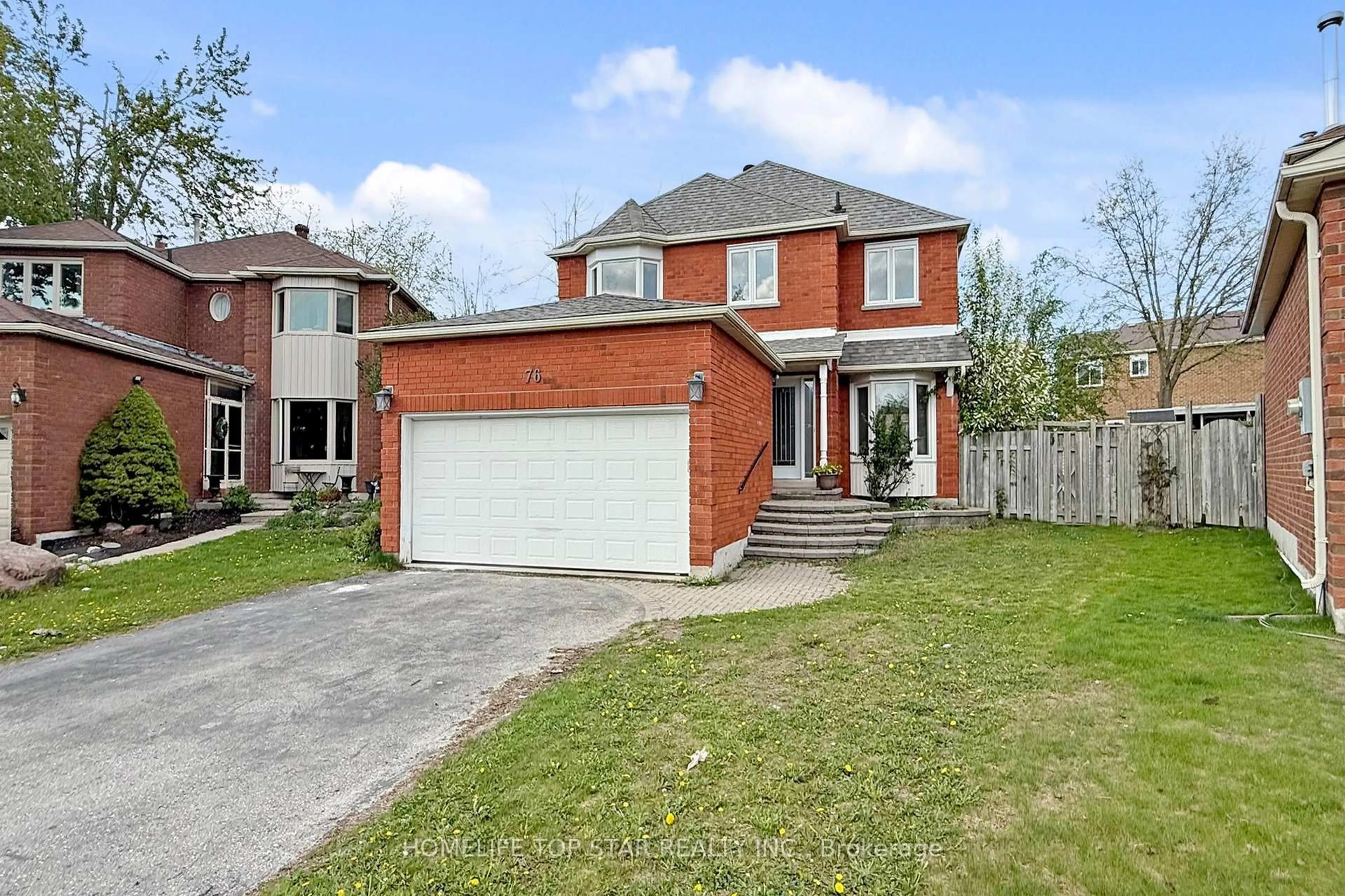 Home with brick exterior material, street for 76 Burke Dr, Barrie Ontario L4N 7H9