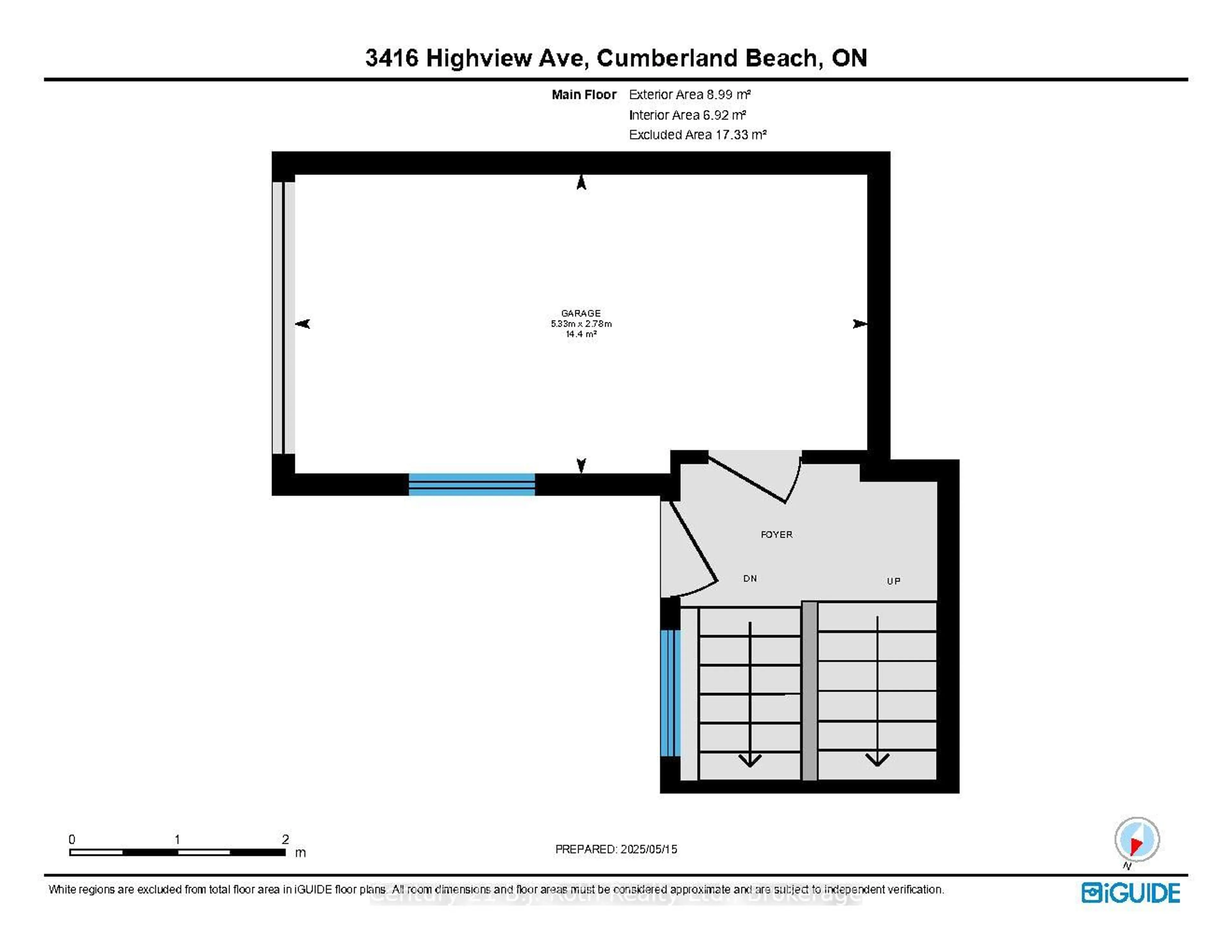 Floor plan for 3416 Highview Ave, Severn Ontario L0K 1G0