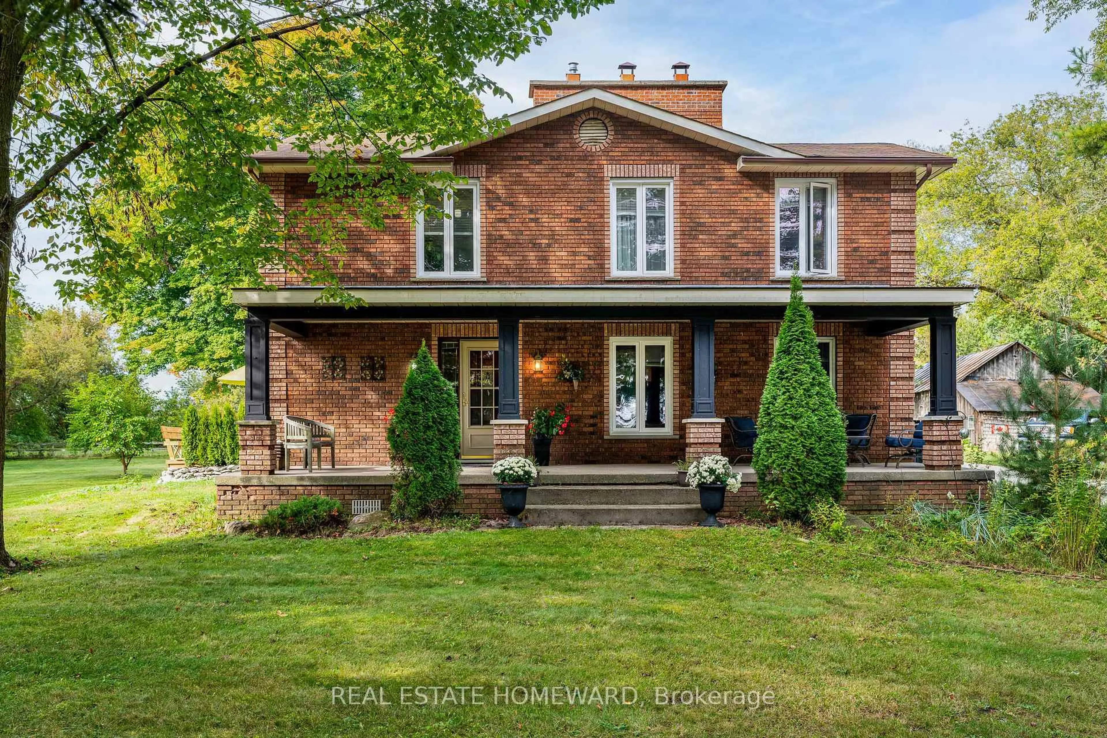 Home with brick exterior material, street for 1602 County Rd 7 Rd, Clearview Ontario L0M 1S0