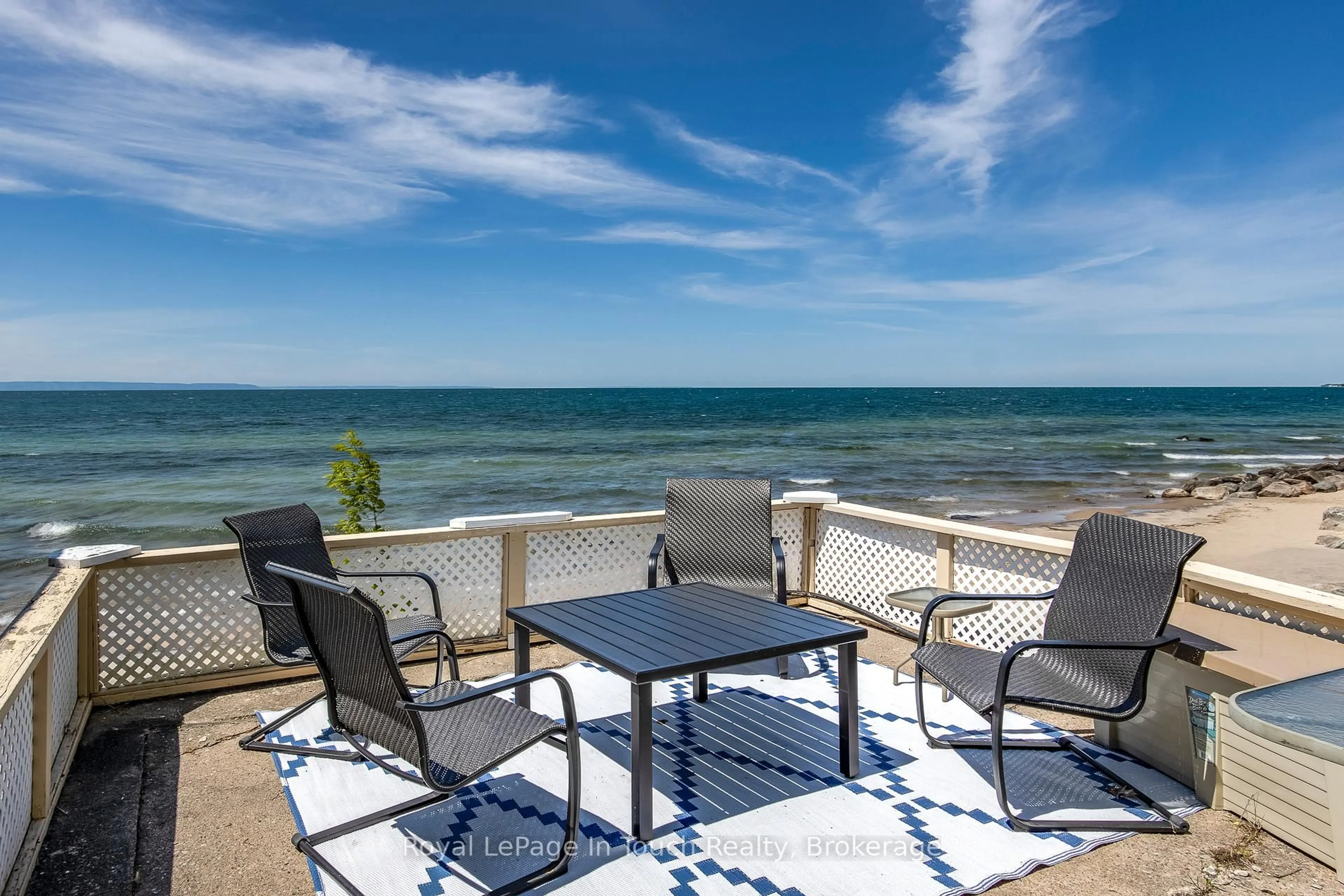 Patio, water/lake/river/ocean view for 24 Belgrove, Tiny Ontario L0L 2J0