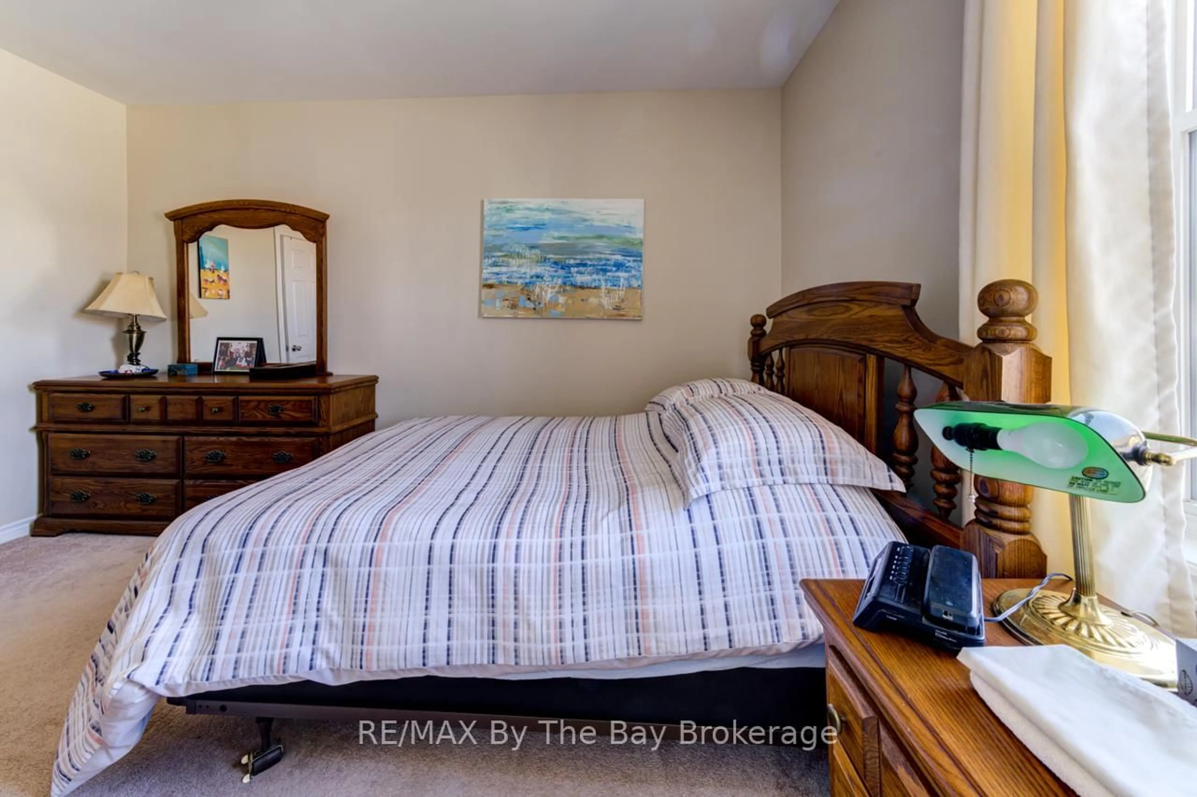 Bedroom with bed, unknown for 16 Yonge St, Springwater Ontario L0L 1P0