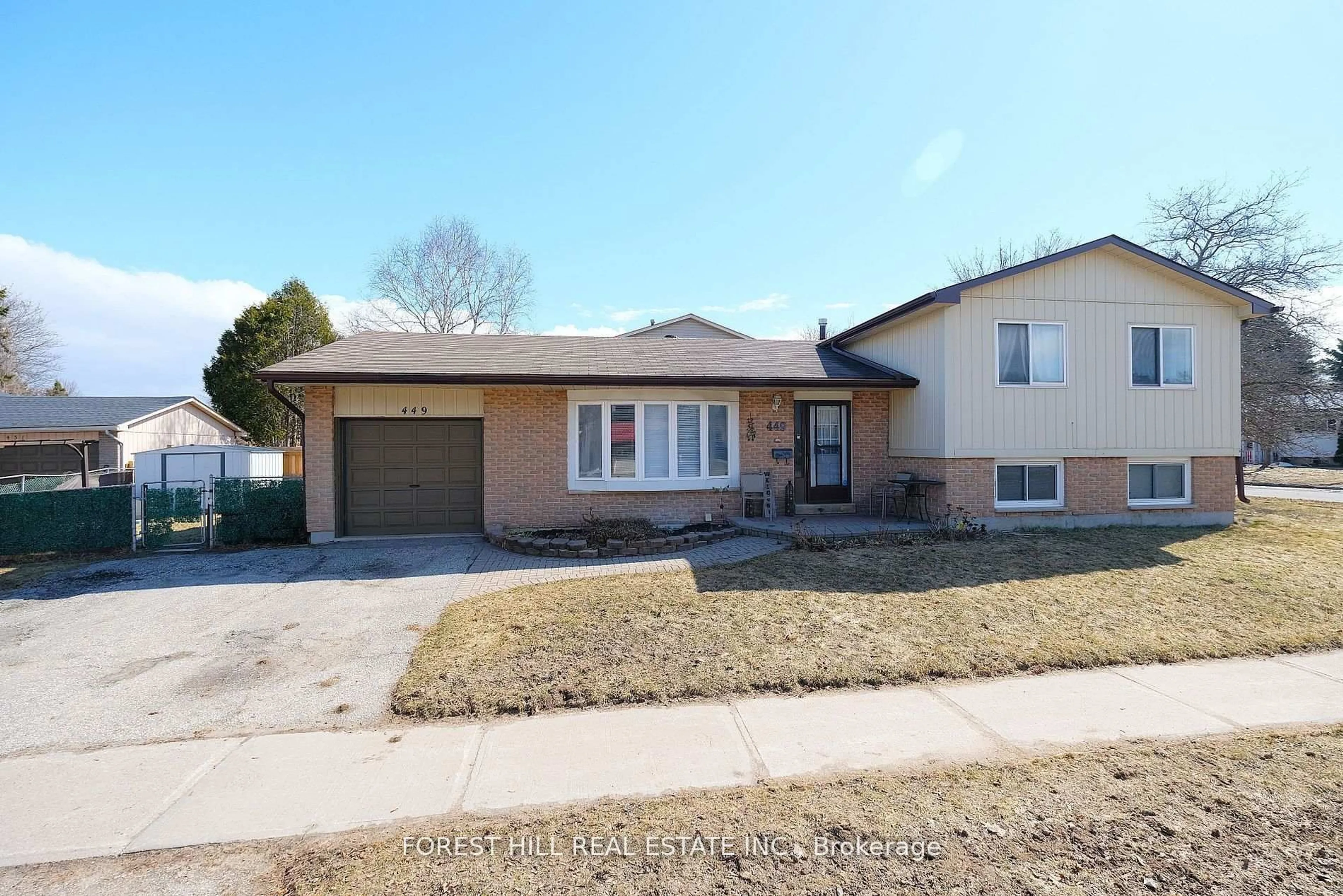 Home with brick exterior material, street for 449 Leacock Dr, Barrie Ontario L4N 4X6