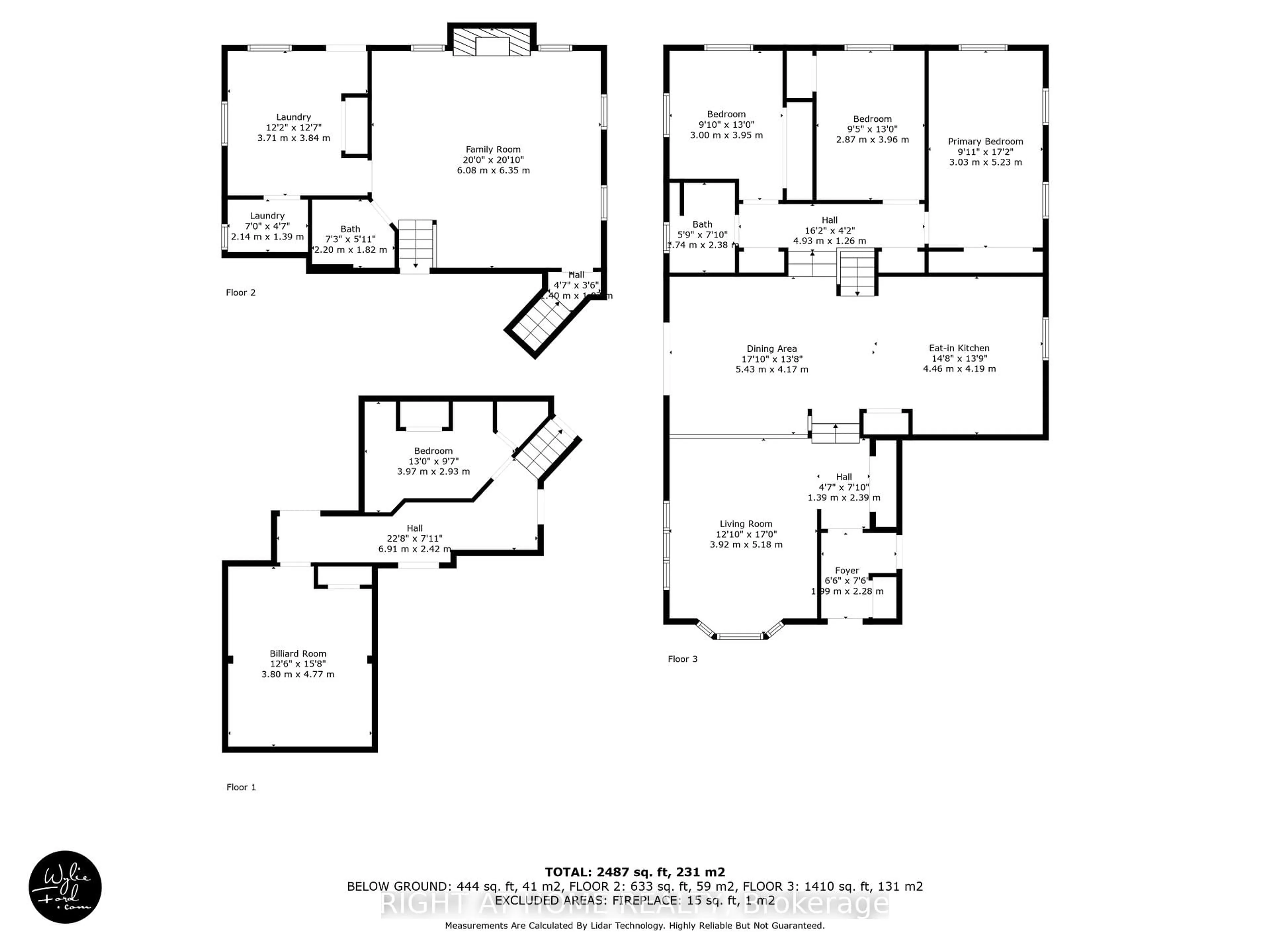 Floor plan for 3500 Baldwick Lane, Springwater Ontario L0M 1T2
