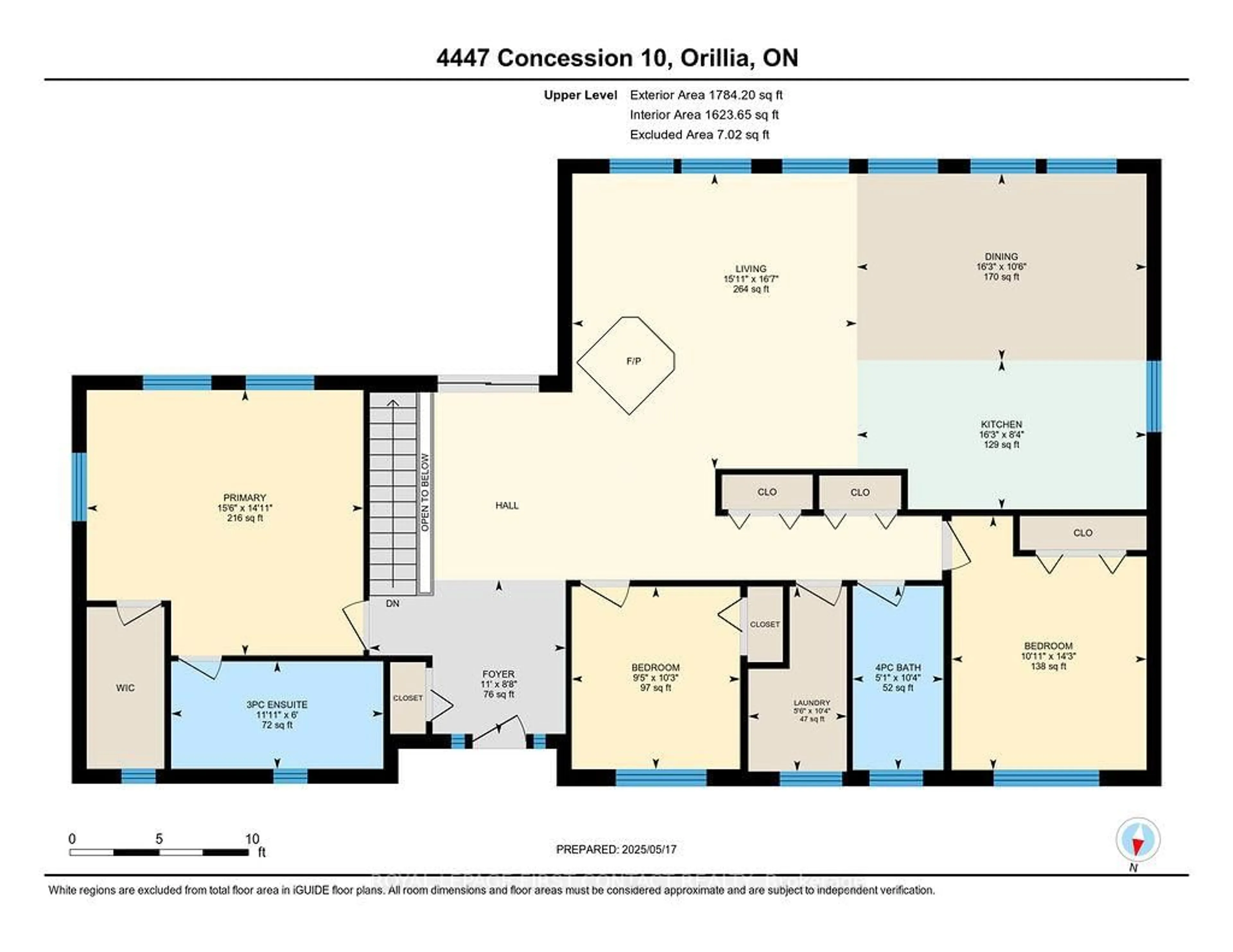 Floor plan for 4447 Orkney Beach Rd, Ramara Ontario L3V 0S1