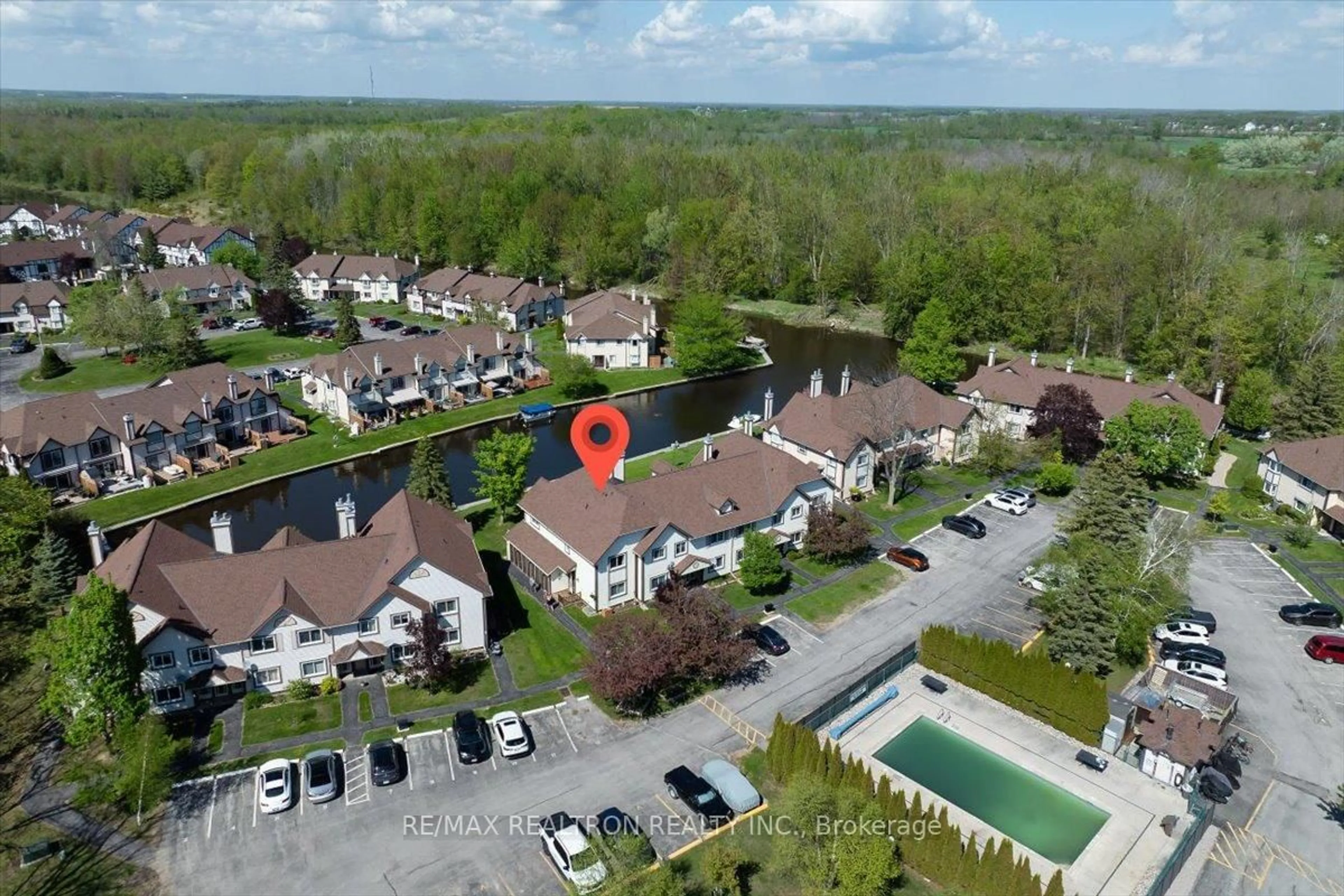 A pic from outside/outdoor area/front of a property/back of a property/a pic from drone, unknown for 11 Laguna Pkwy #9, Ramara Ontario L0K 1B0