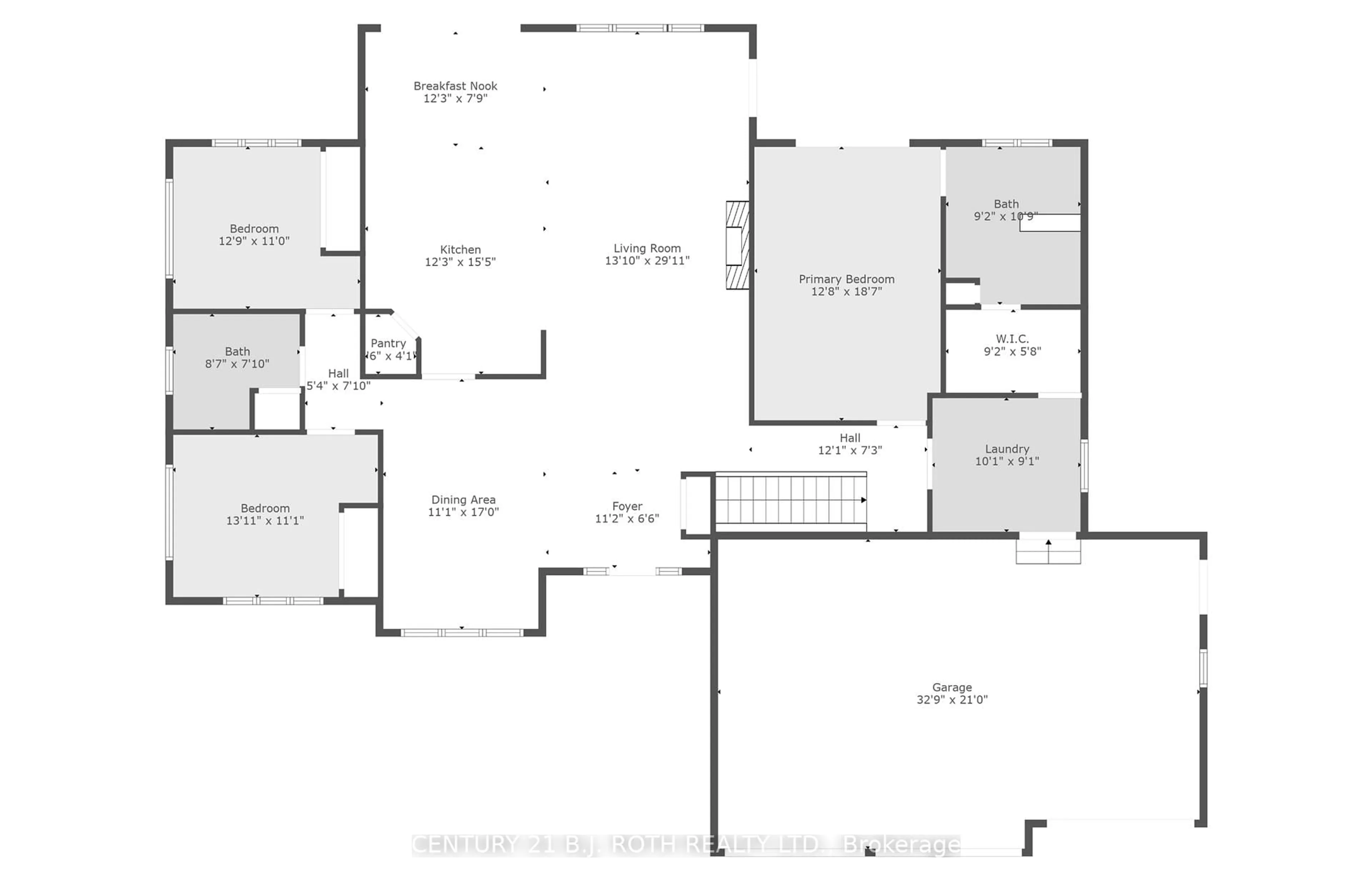 Floor plan for 9 BYERS St, Springwater Ontario L9X 2A3
