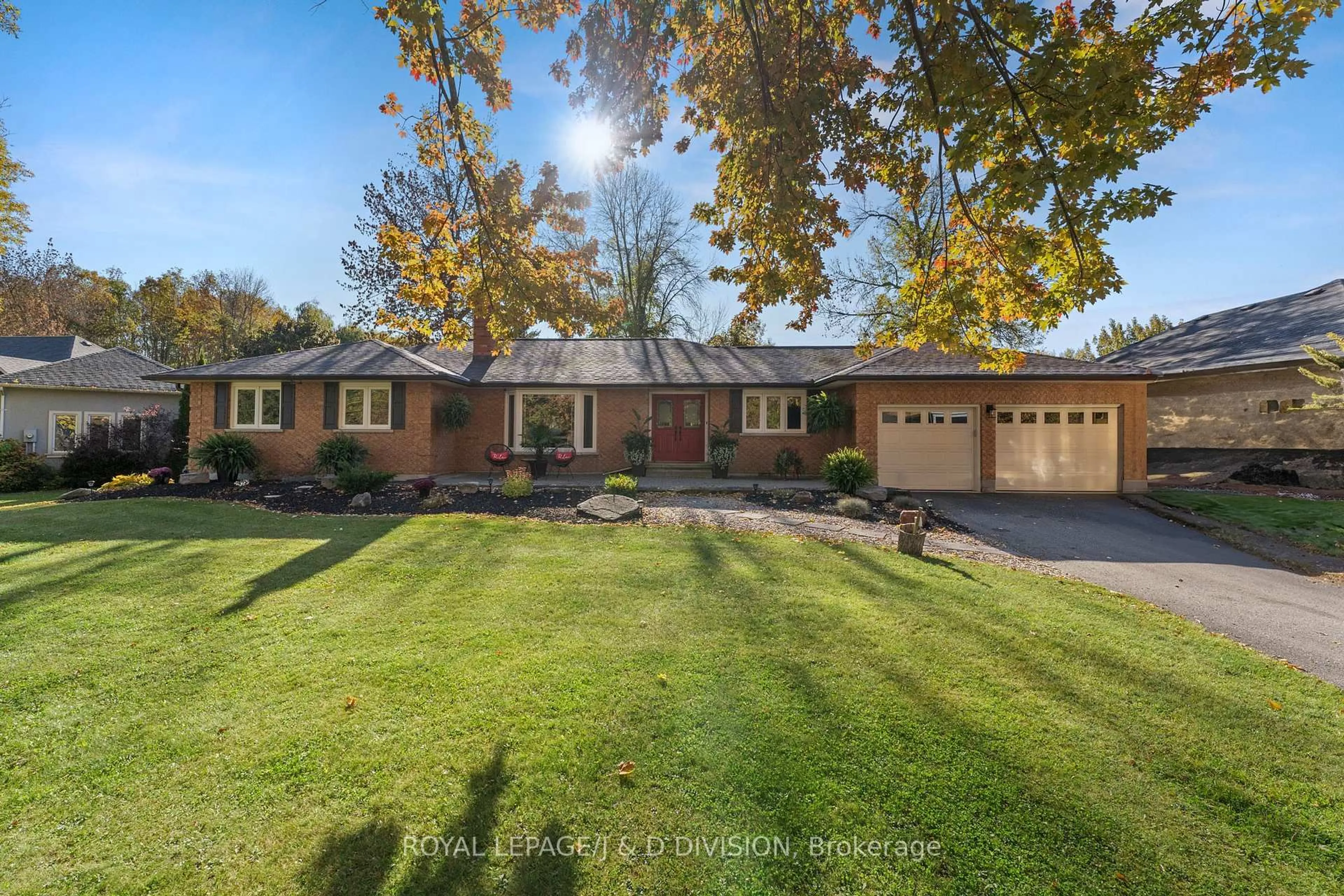 Home with brick exterior material, street for 233 Bayshore Dr, Ramara Ontario L0K 1B0