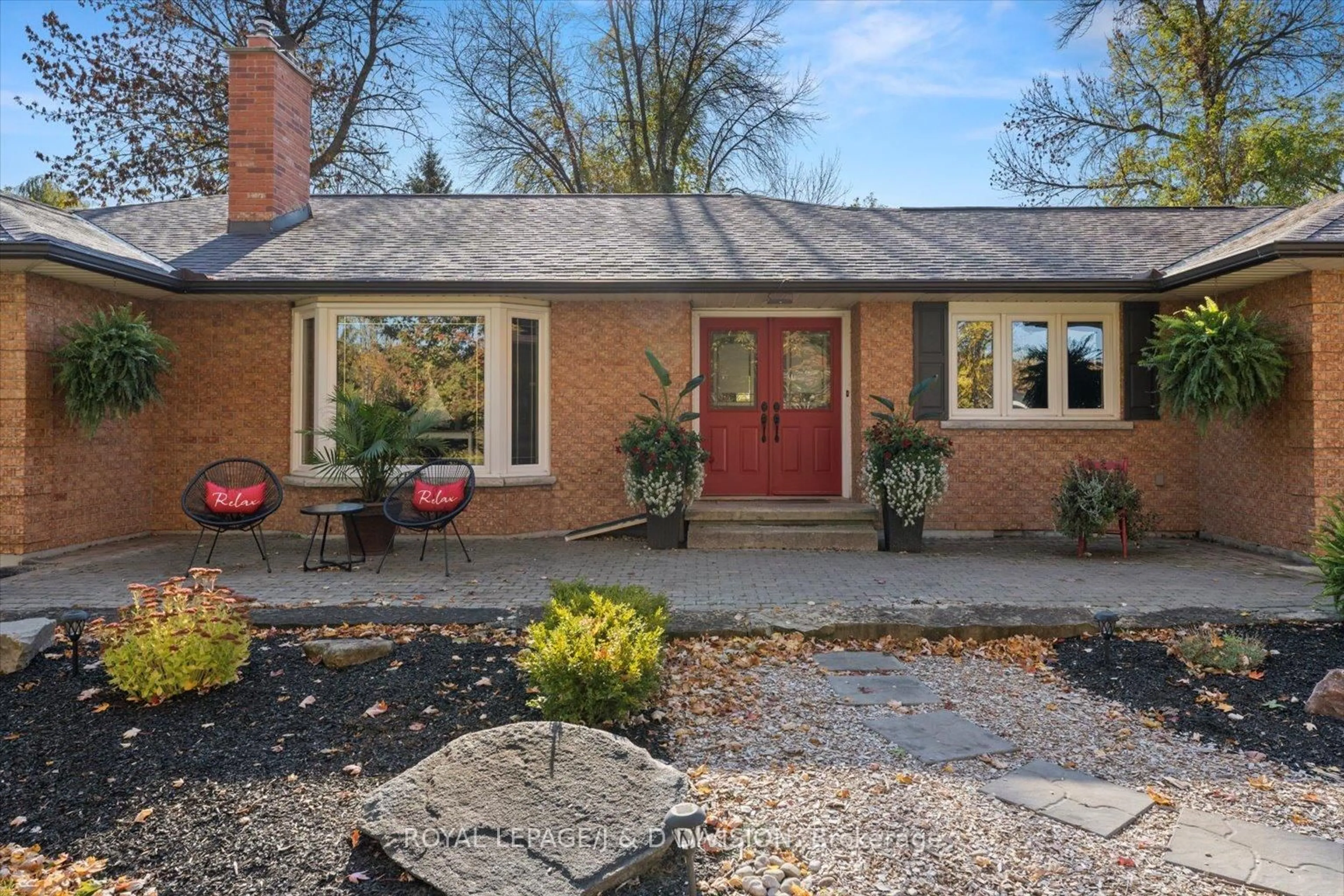 Home with brick exterior material, street for 233 Bayshore Dr, Ramara Ontario L0K 1B0