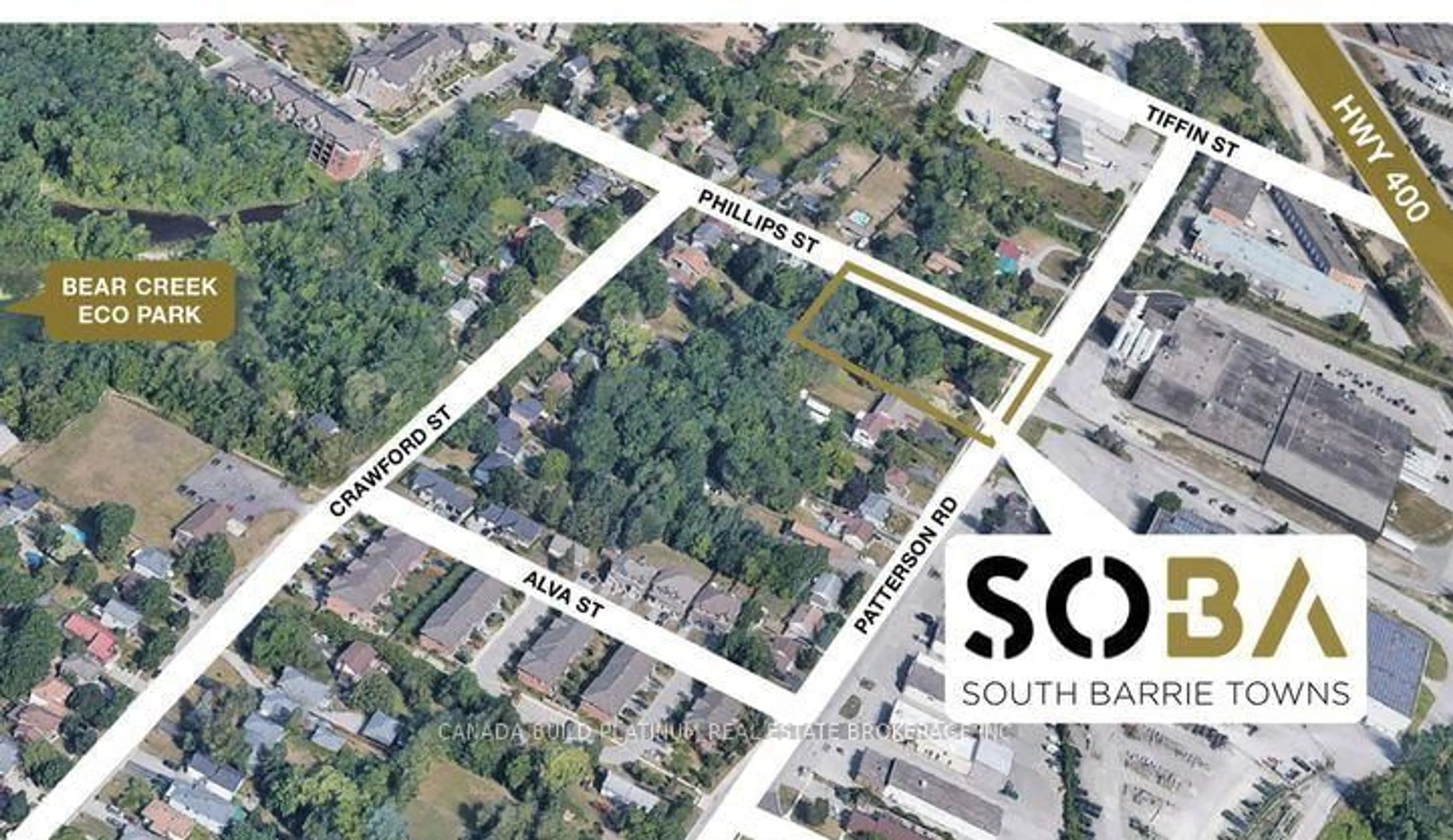 Picture of a map for 46-56 Patterson Rd #Unit 22, Barrie Ontario L4N 3W2