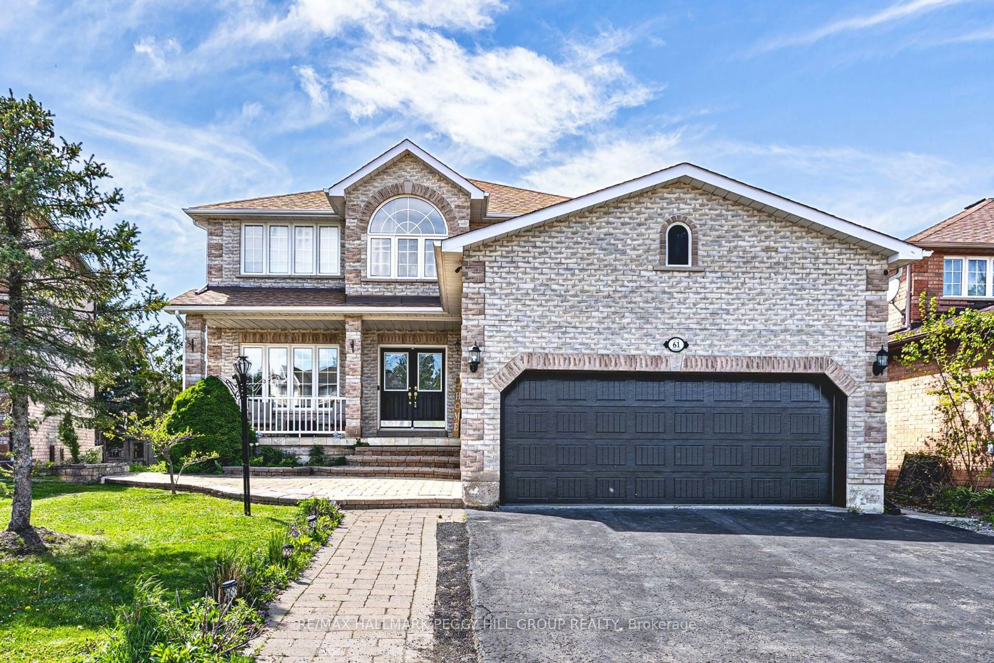 Home with brick exterior material, street for 61 Carley Cres, Barrie Ontario L4N 0M8