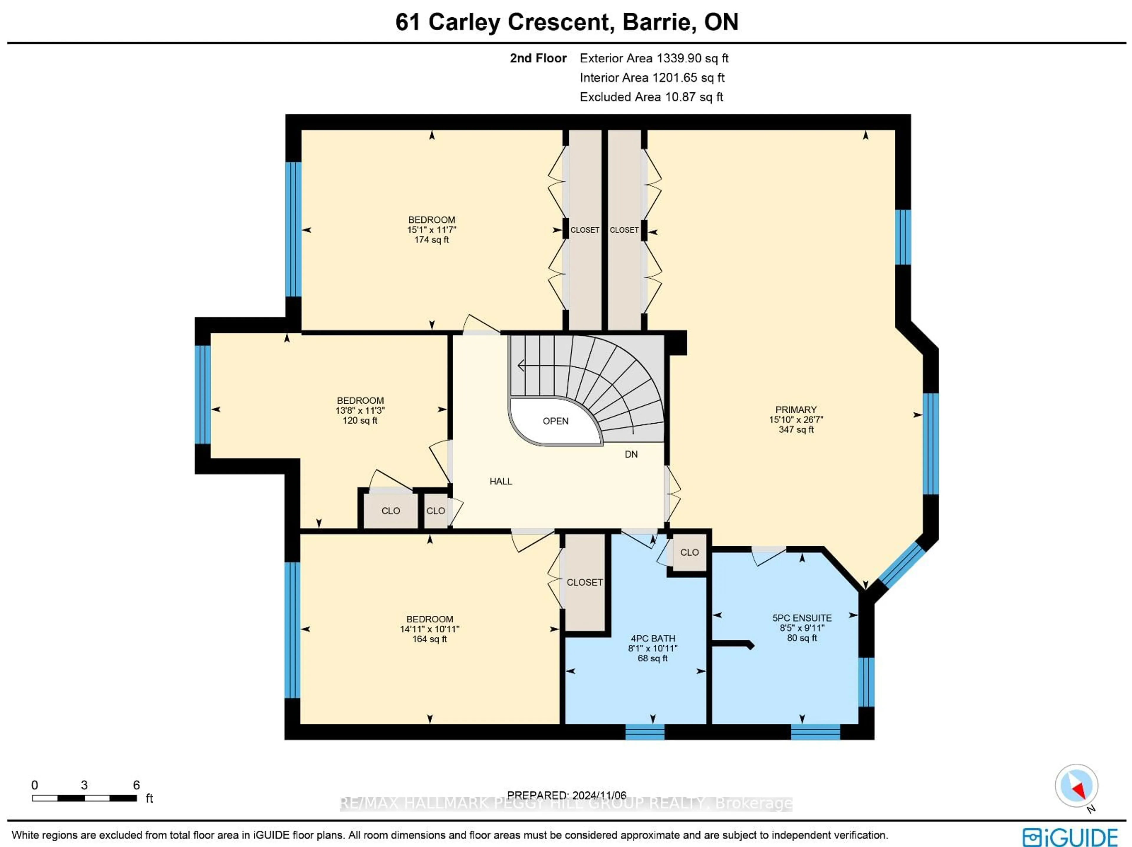 Floor plan for 61 Carley Cres, Barrie Ontario L4N 0M8