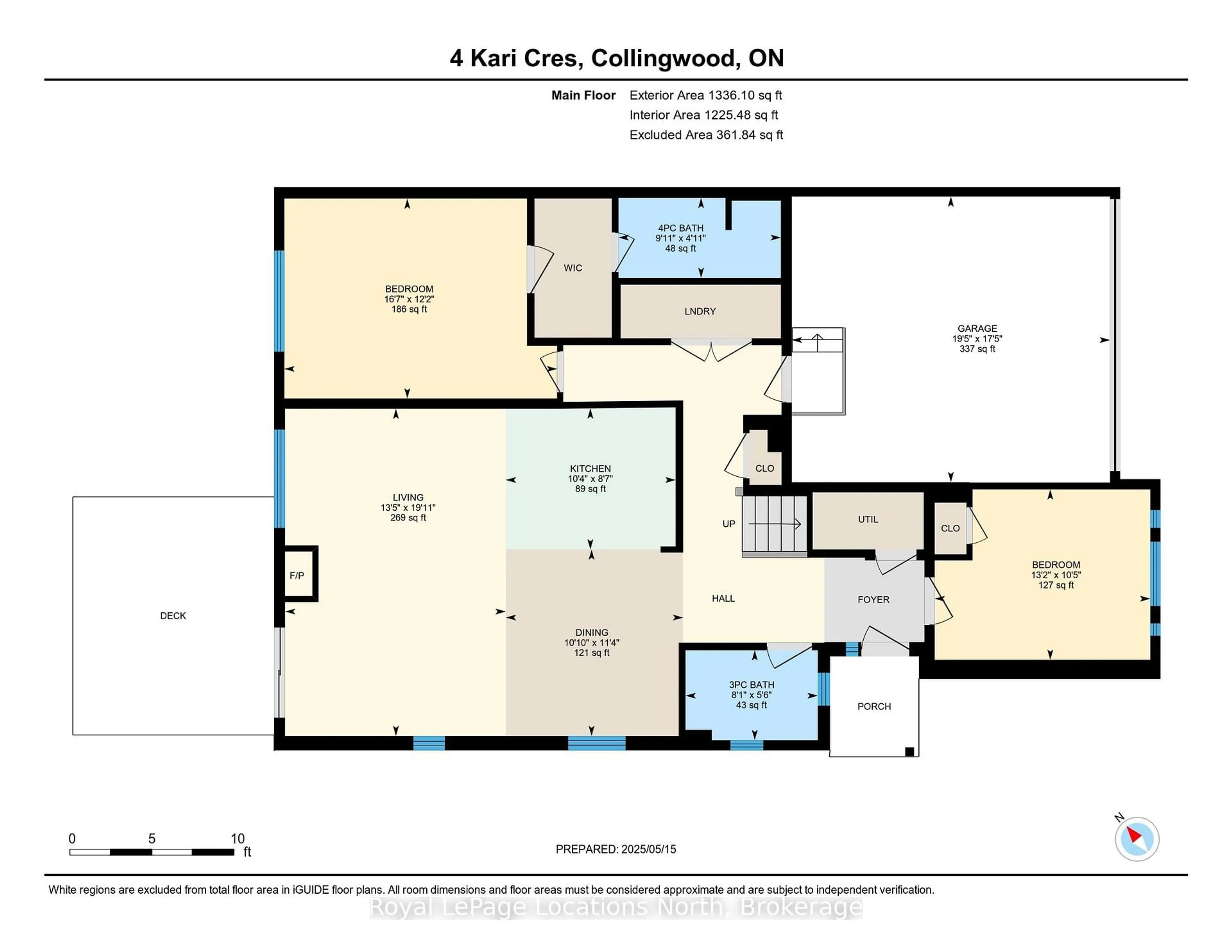 Floor plan for 4 Kari Cres #18, Collingwood Ontario L9Y 0Z6