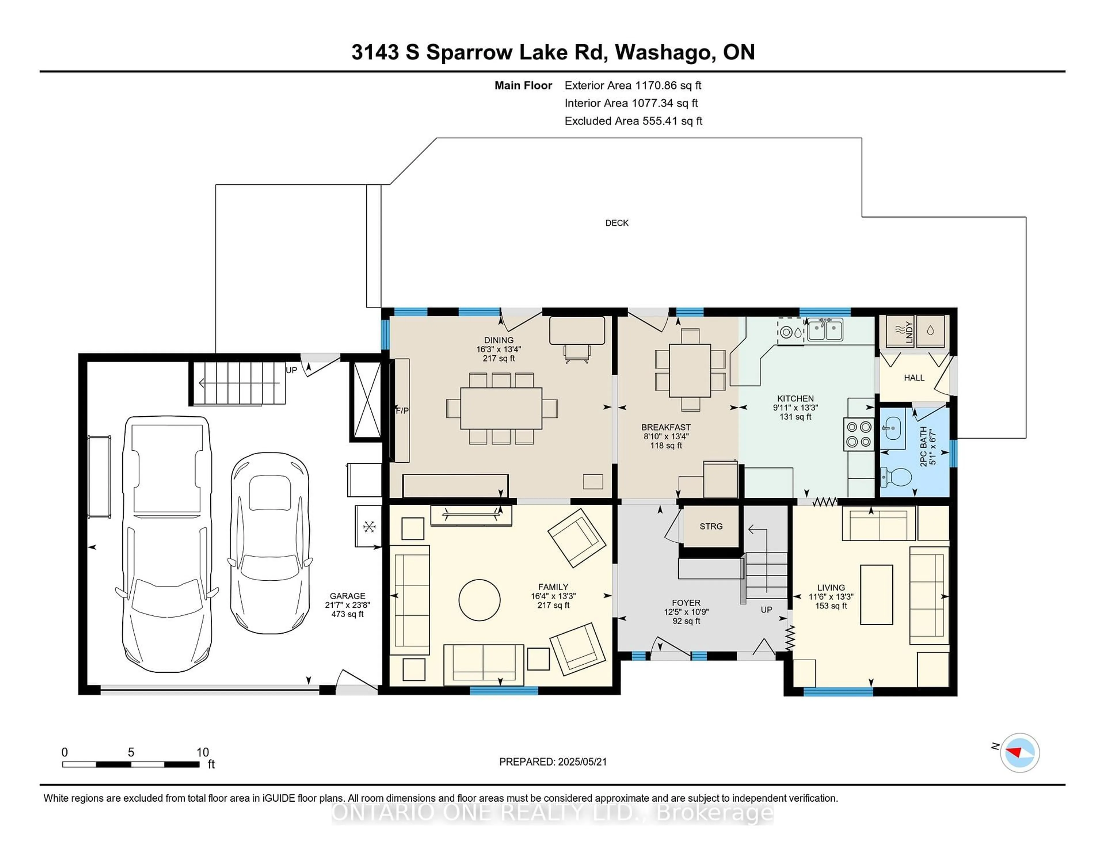 Floor plan for 3143 Sparrow Lake Rd, Severn Ontario L0K 2B0