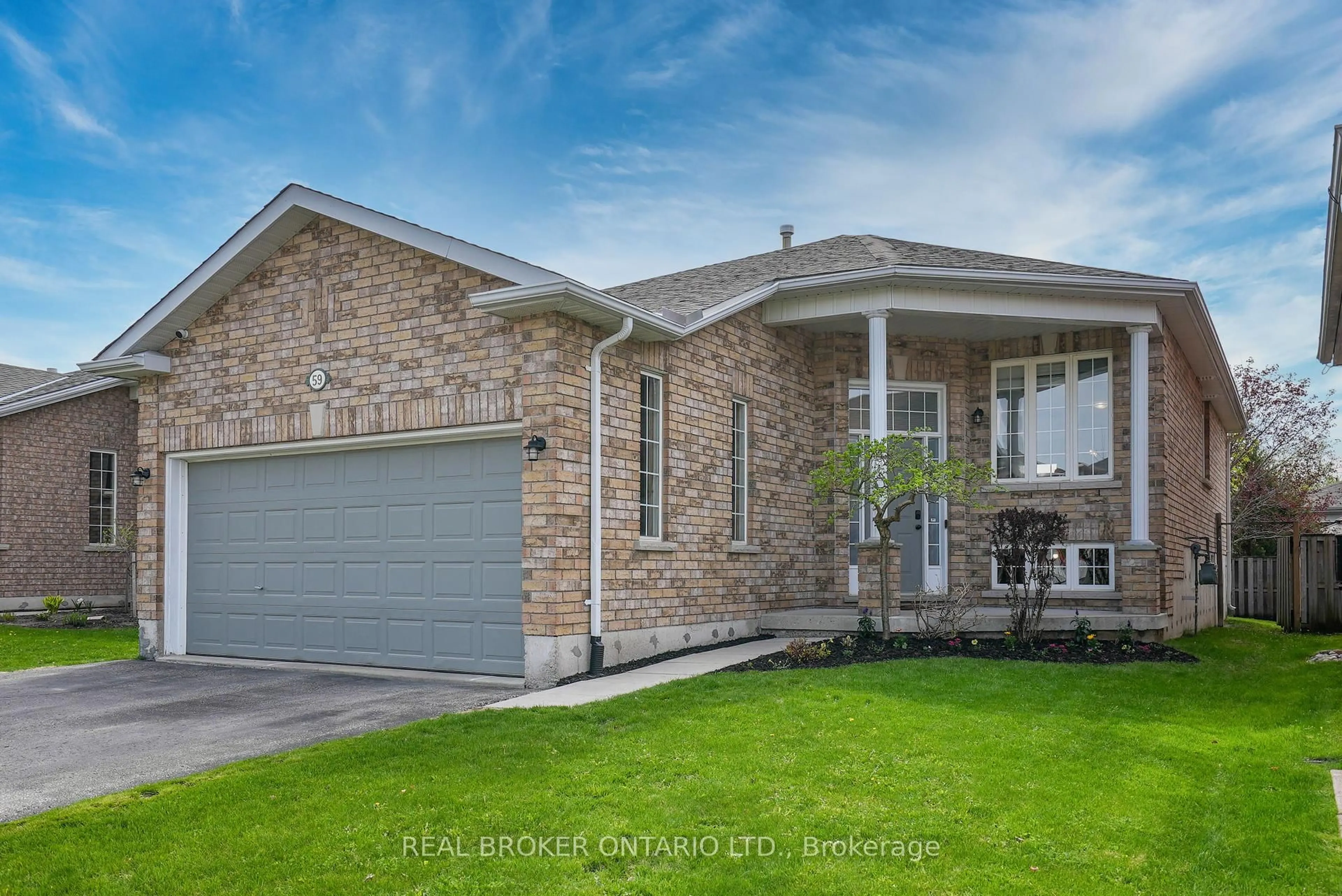 Home with brick exterior material, street for 59 Jagges Dr, Barrie Ontario L4N 0W8