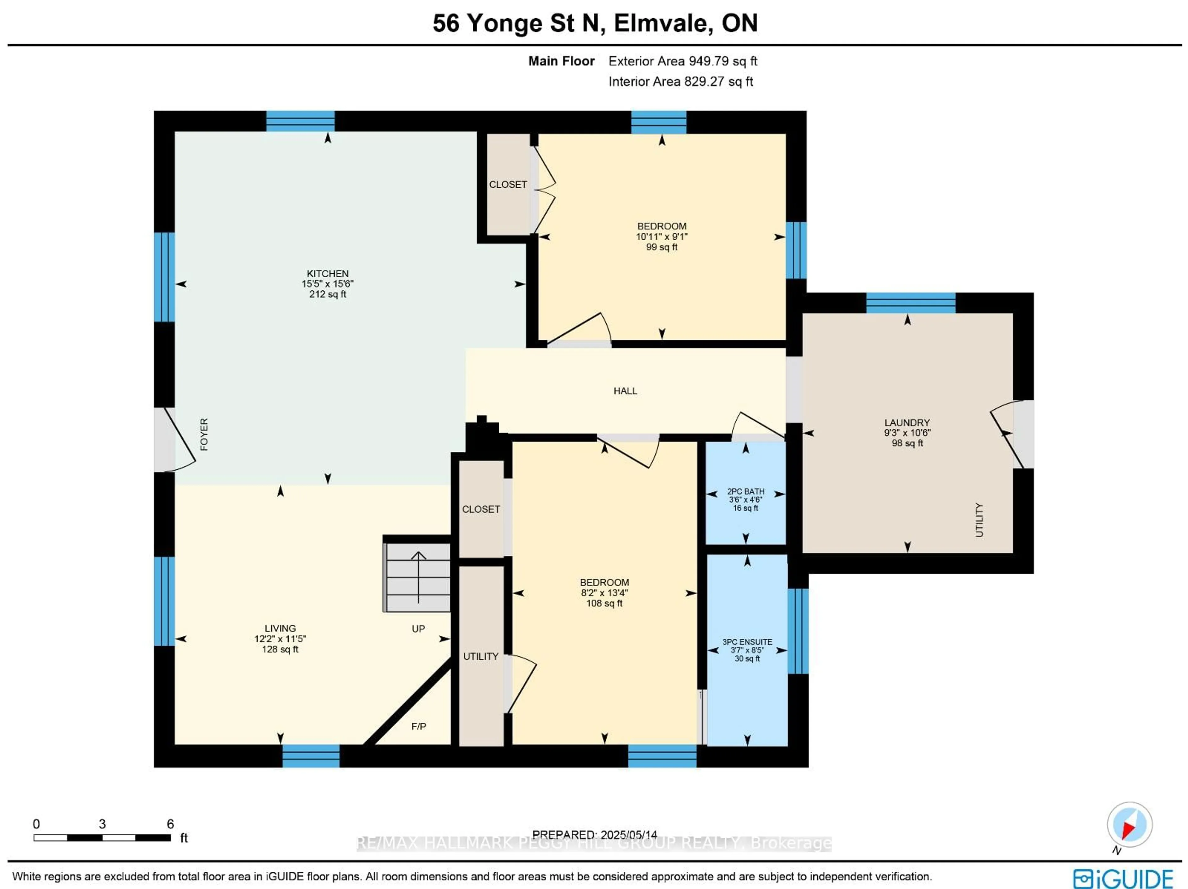 Floor plan for 56 Yonge St, Springwater Ontario L0L 1P0