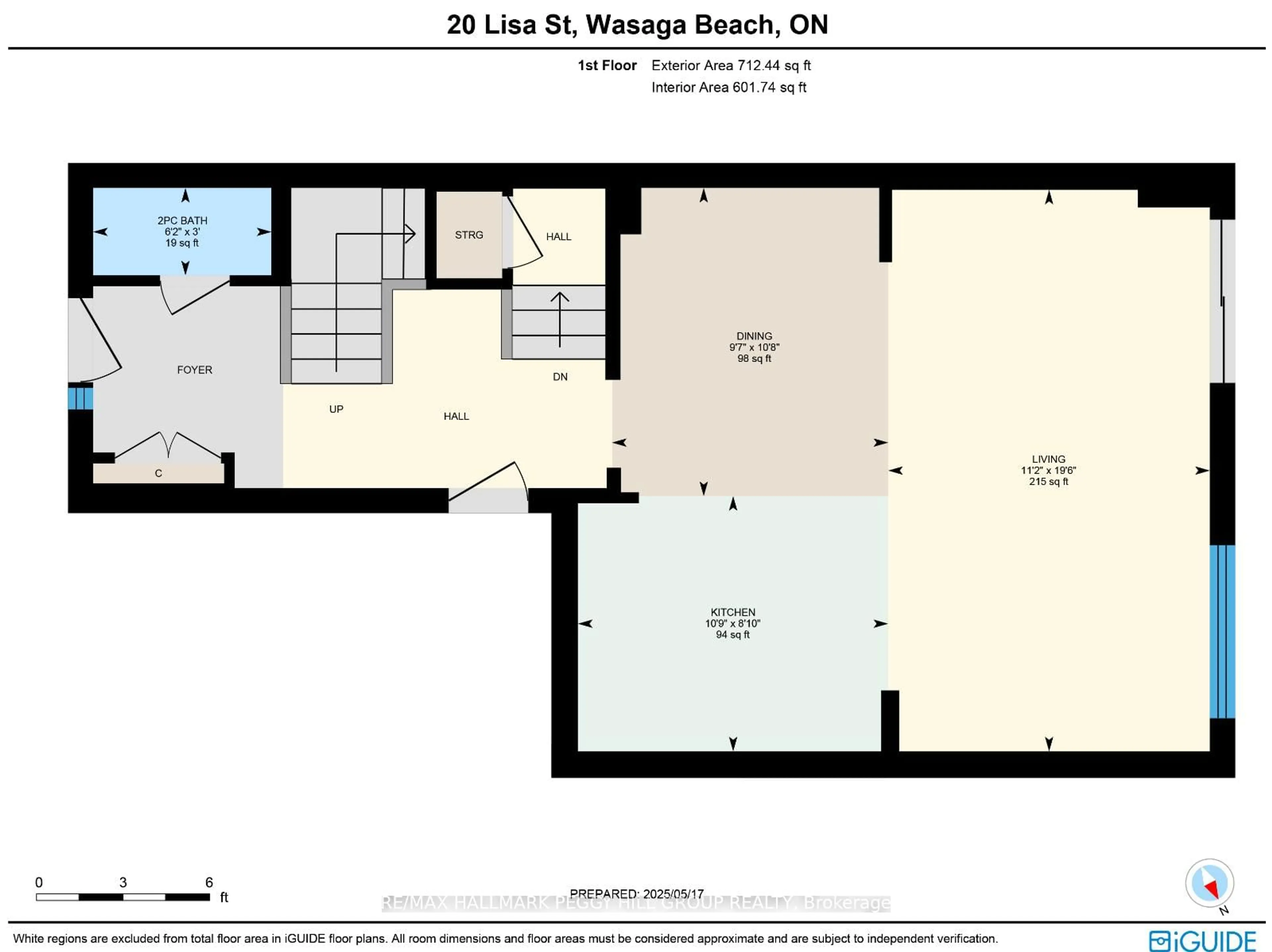 Floor plan for 20 Lisa St, Wasaga Beach Ontario L9Z 0K8