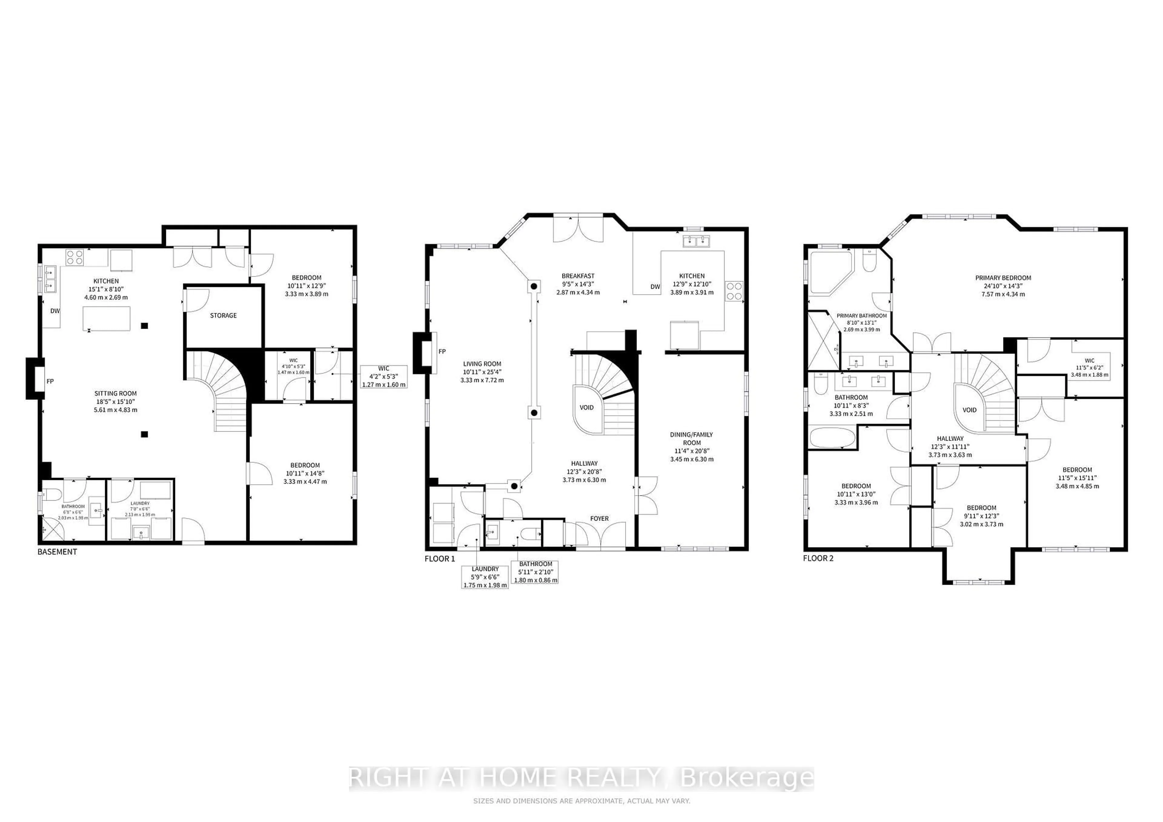 Floor plan for 418 Mapleton Ave, Barrie Ontario L4N 0Z9