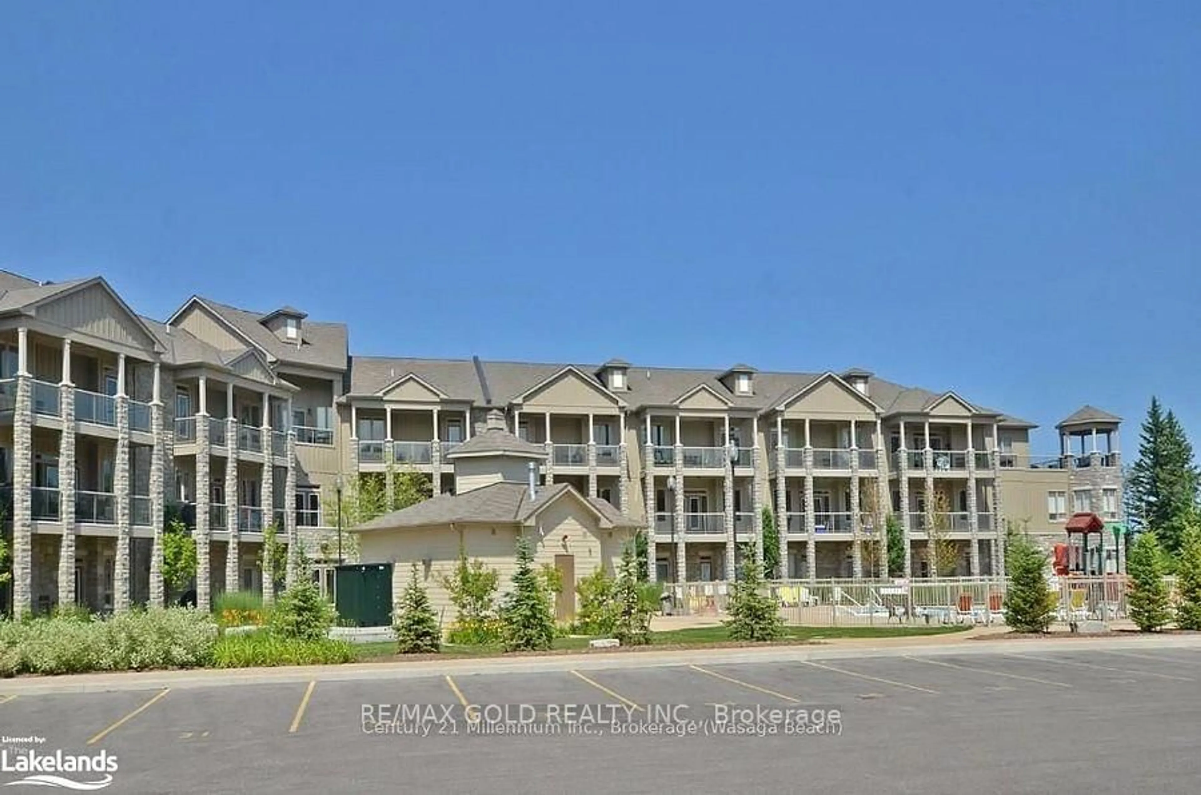 Patio, mountain view for 764 RIVER Rd #206, Wasaga Beach Ontario L9Z 2M7