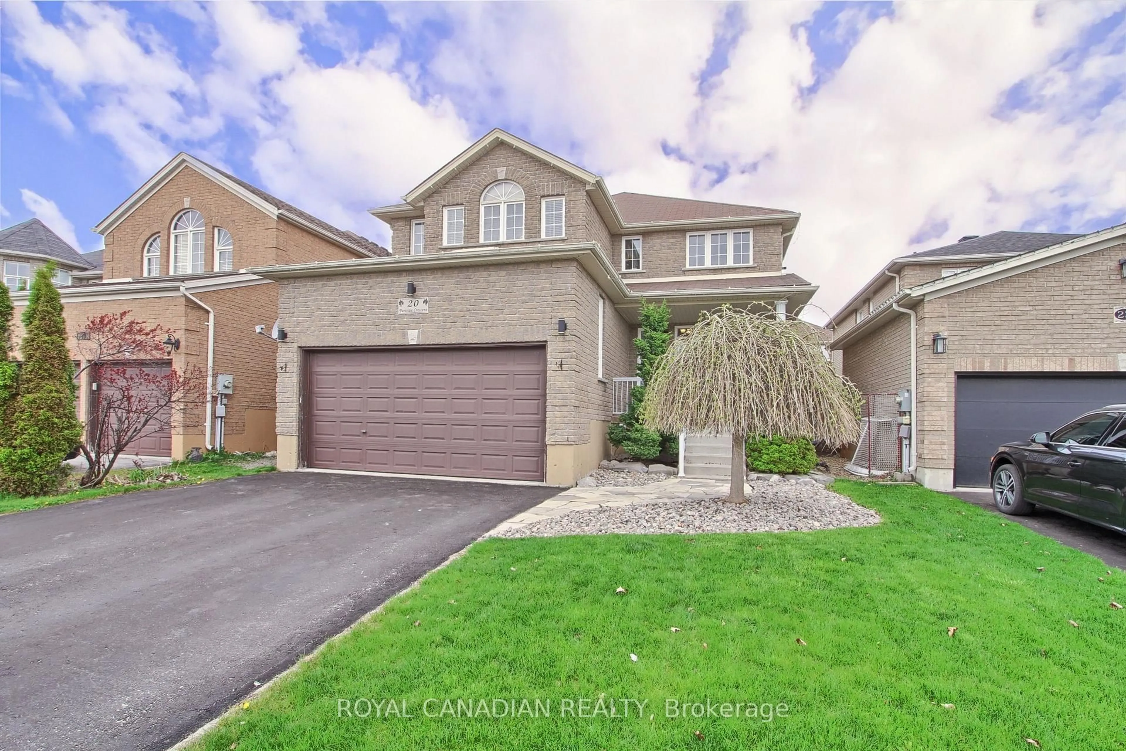 Home with brick exterior material, street for 20 Parisian Cres, Barrie Ontario L4N 0Y9