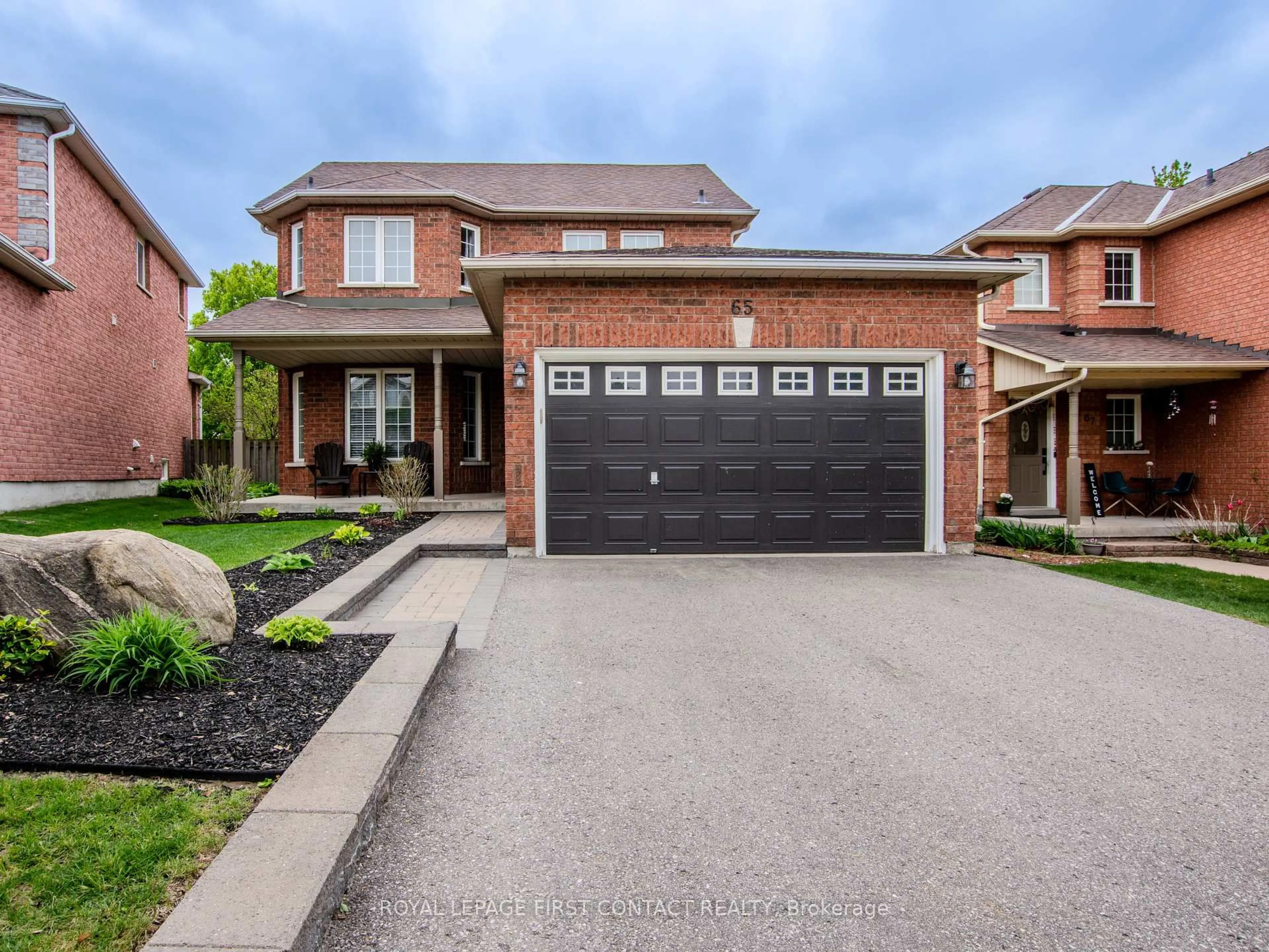 Home with brick exterior material, street for 65 Gore Dr, Barrie Ontario L4N 8L3