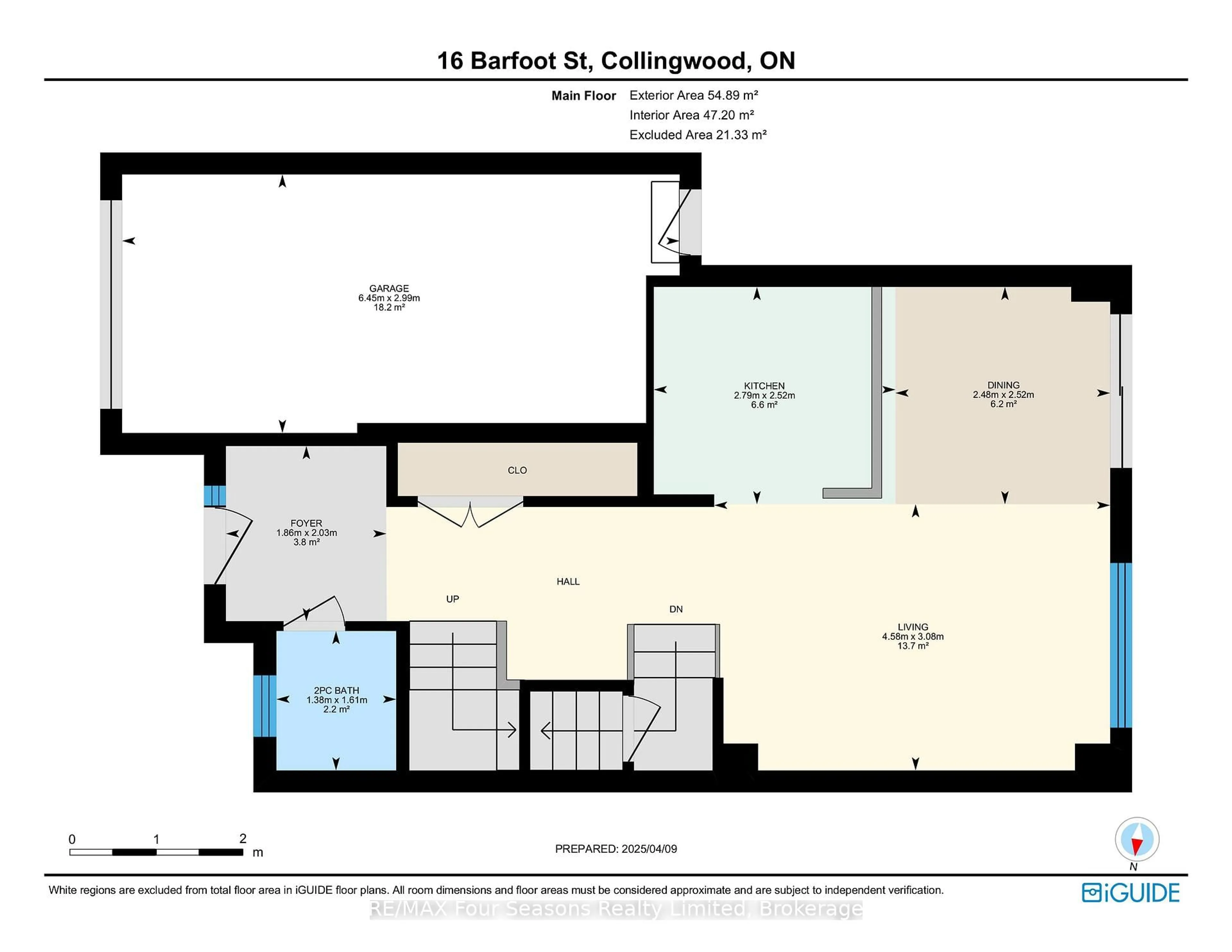 Floor plan for 16 Barfoot St, Collingwood Ontario L9Y 3Y7