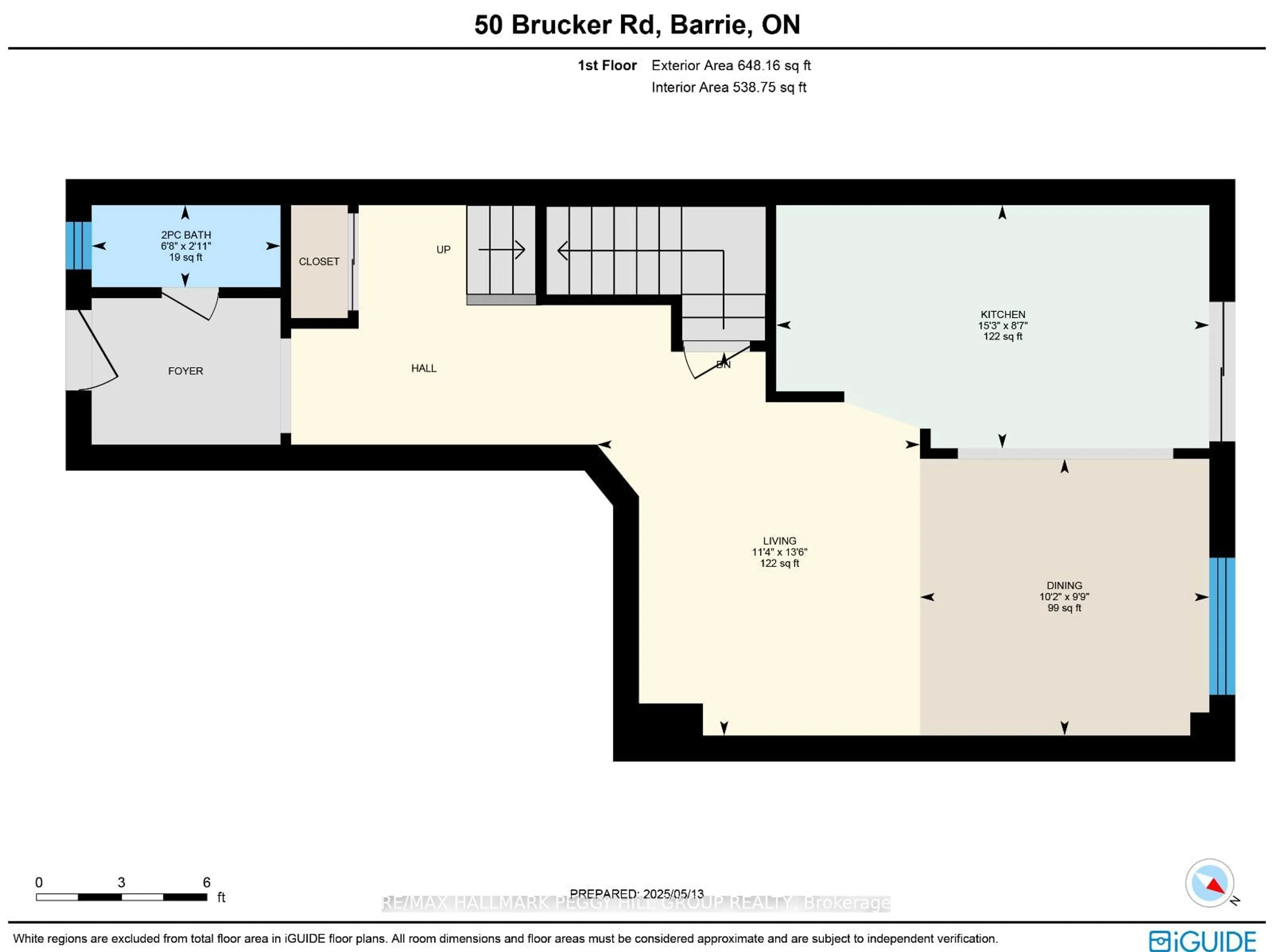 Floor plan for 50 Brucker Rd, Barrie Ontario L4N 8J2