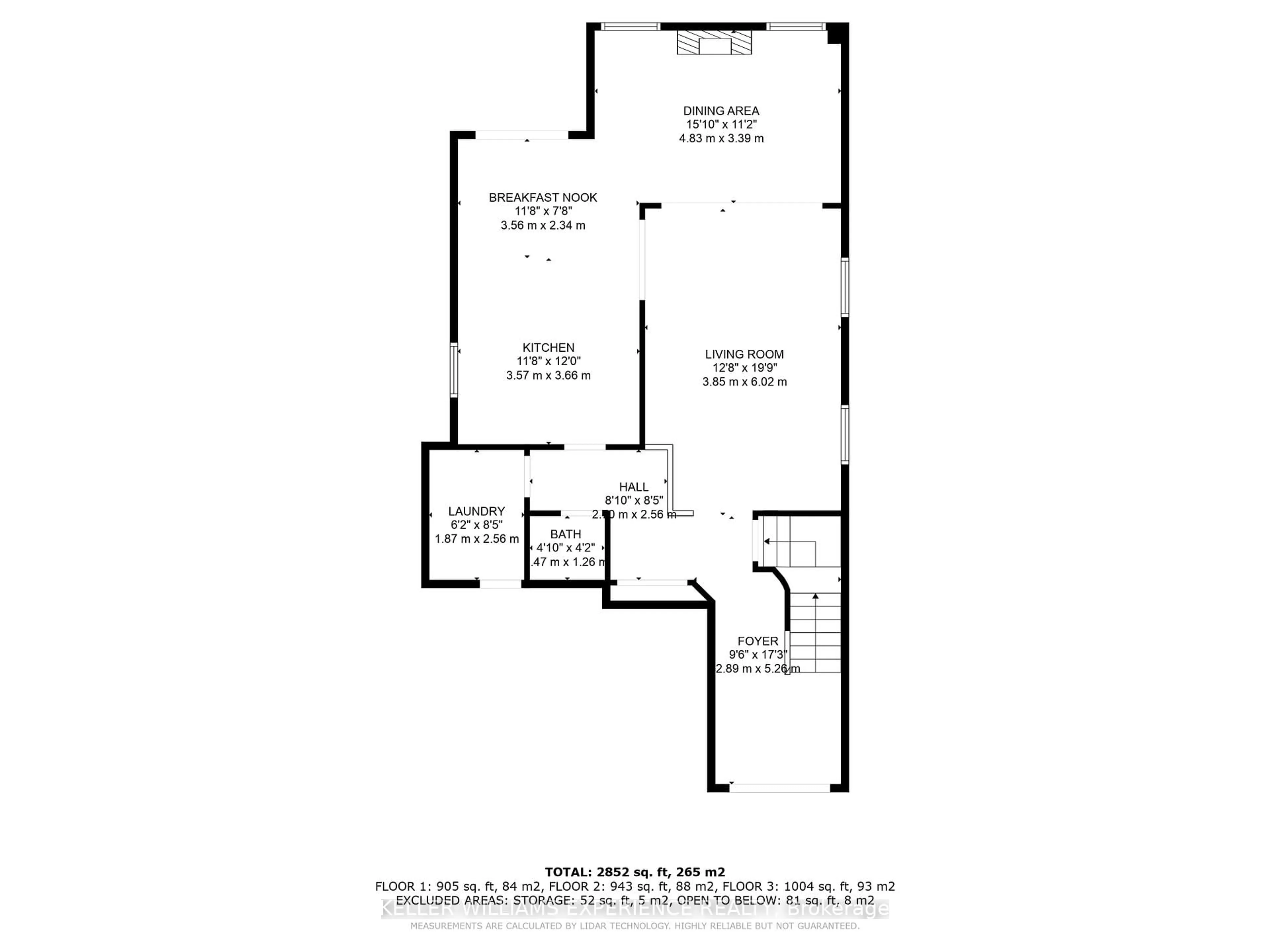 Floor plan for 72 Lake Cres, Barrie Ontario L4N 6A6