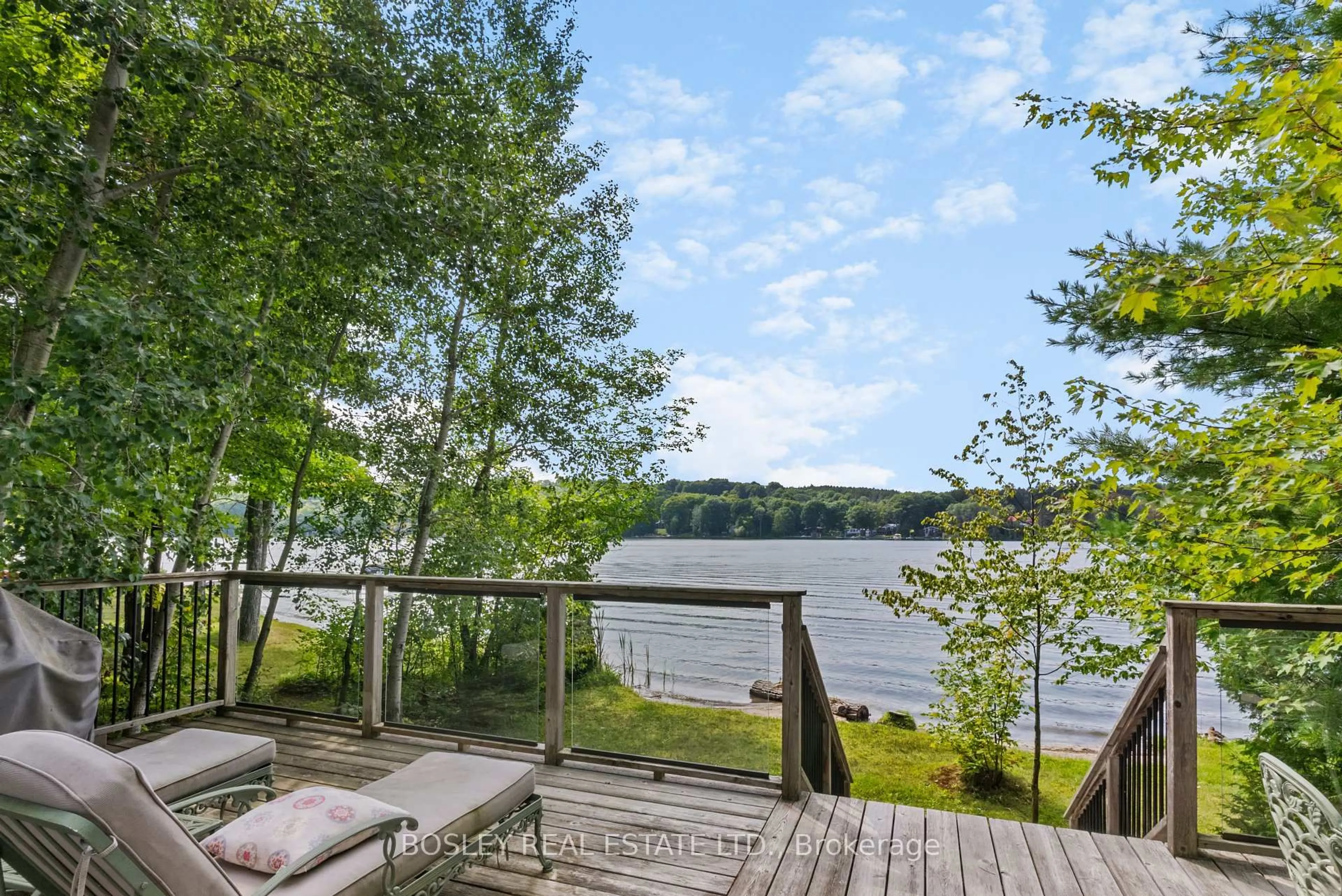 Patio, water/lake/river/ocean view for 150 Farlain Lake Rd #Cottage, Tiny Ontario L9M 0B5