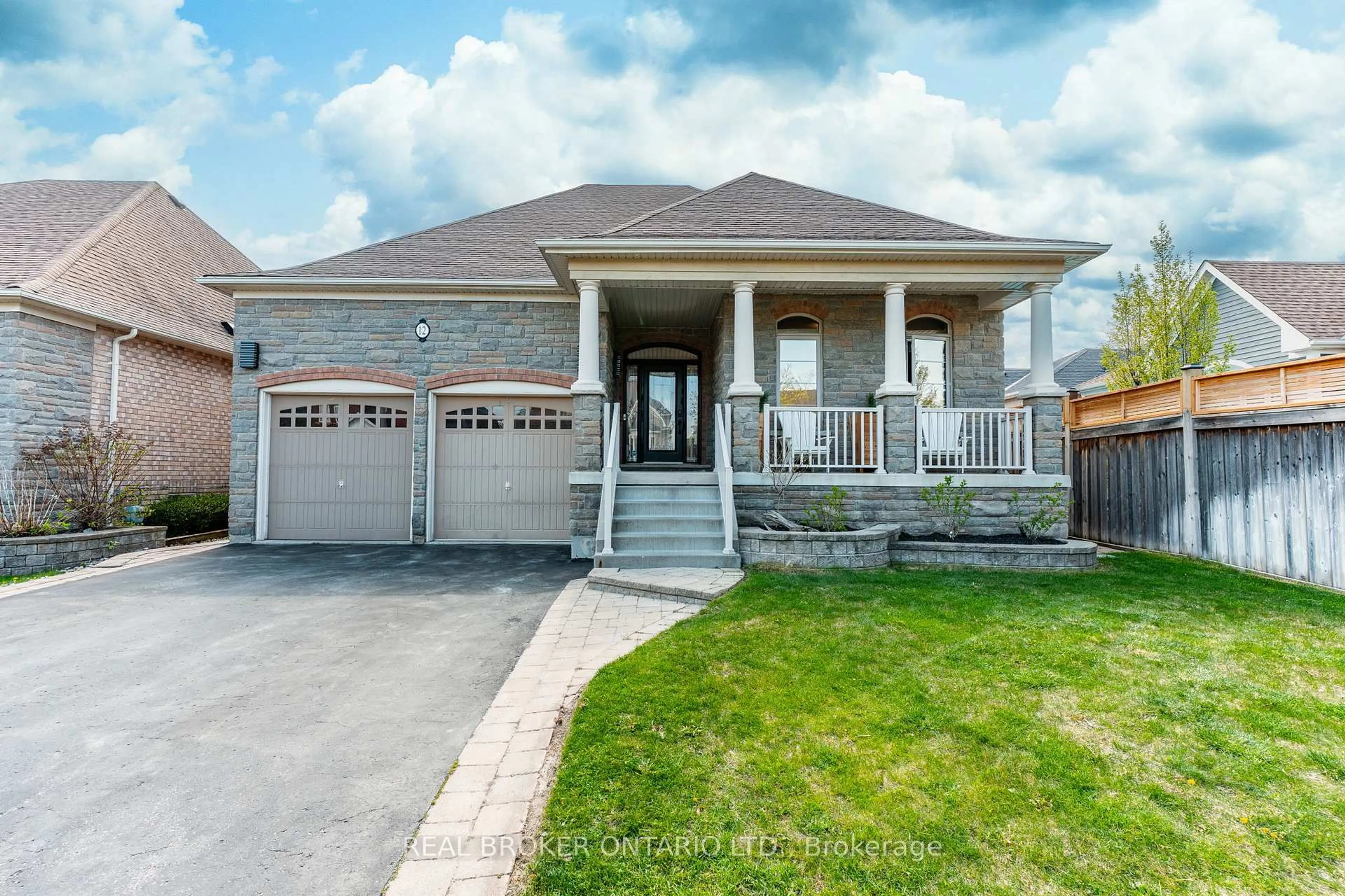 Home with brick exterior material, street for 12 Turner Dr, Barrie Ontario L4N 6M5