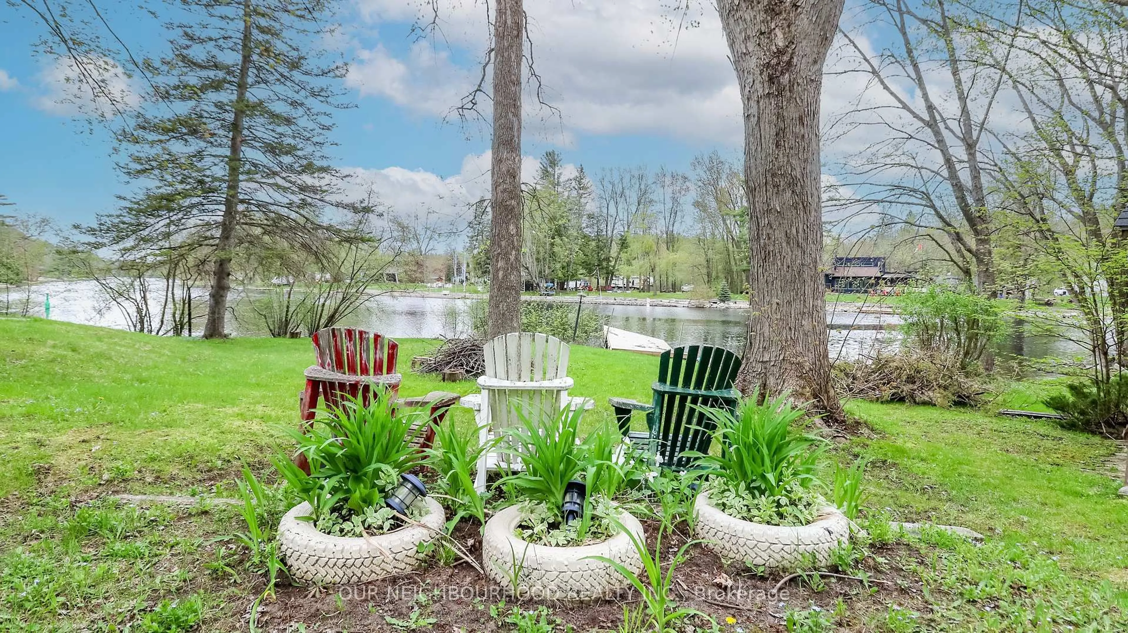 Patio, water/lake/river/ocean view for 2502 Channel Point Lane, Severn Ontario L0K 2B0
