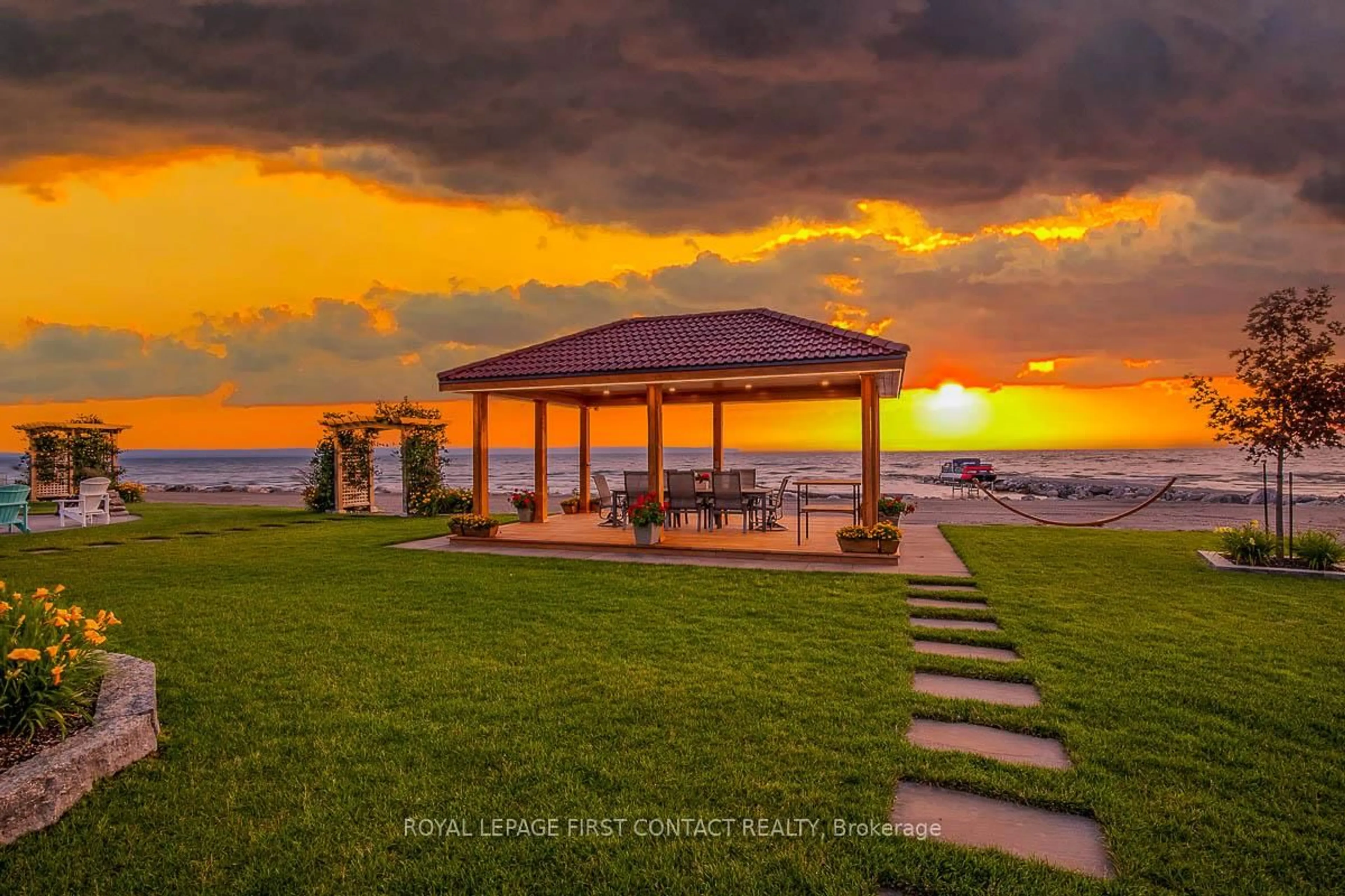 Patio, water/lake/river/ocean view for 5 Monica Rd, Tiny Ontario L0L 1P1